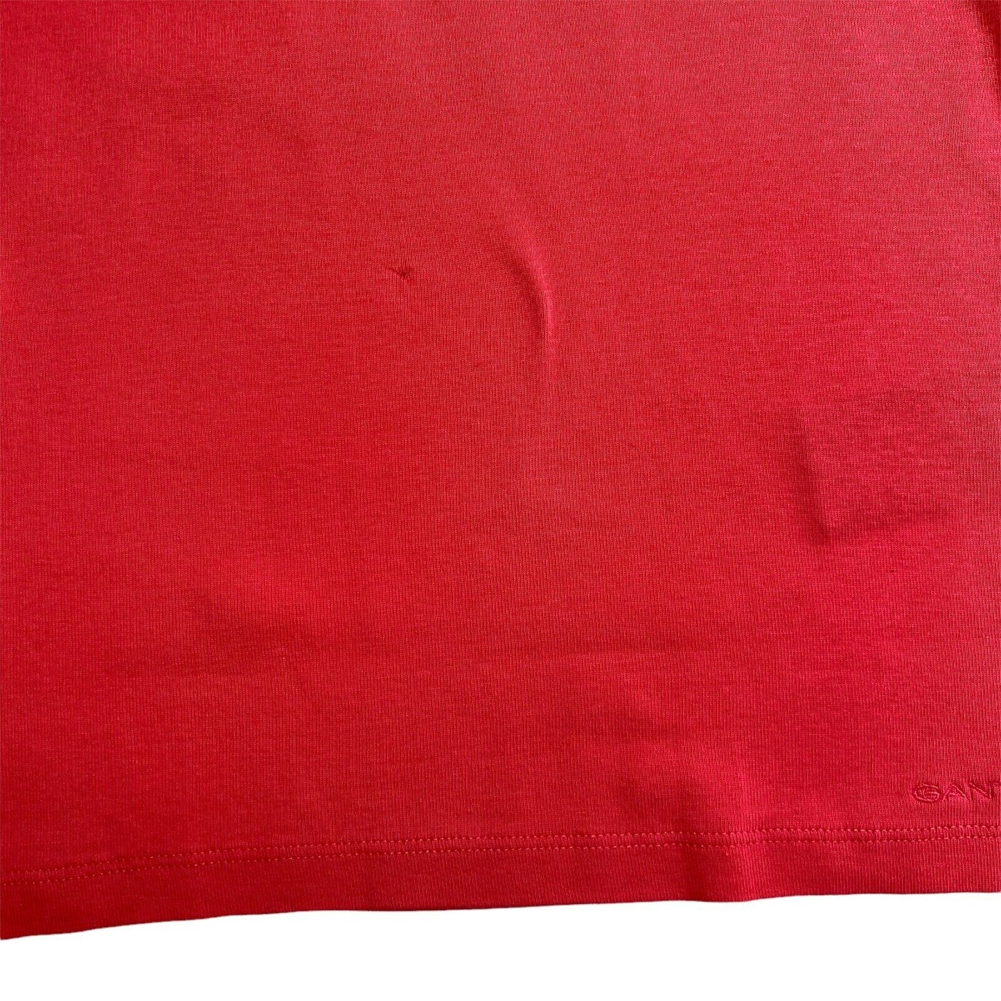 GANT Débardeur rouge à col rond côtelé 1 x 1 Taille M