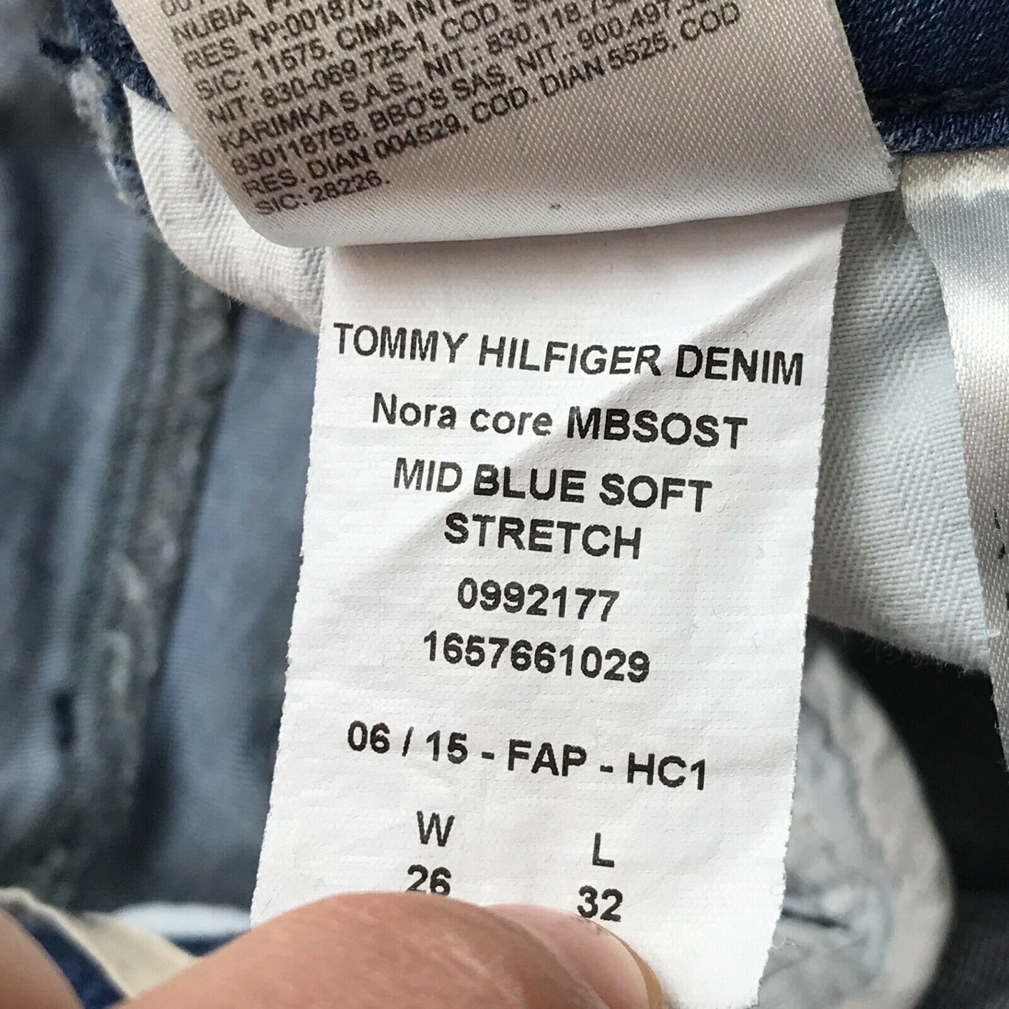 Tommy Hilfiger Women Dark Blue Skinny Fit Jeans W26 L32