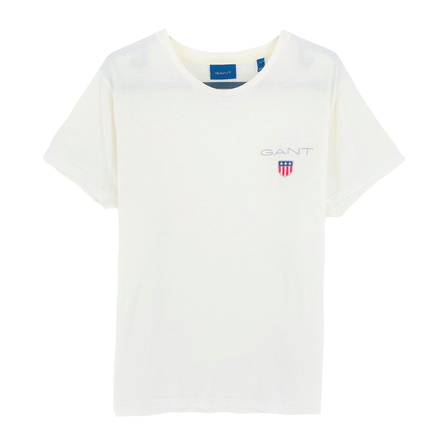 GANT White Shield Crew Neck T-Shirt Size M