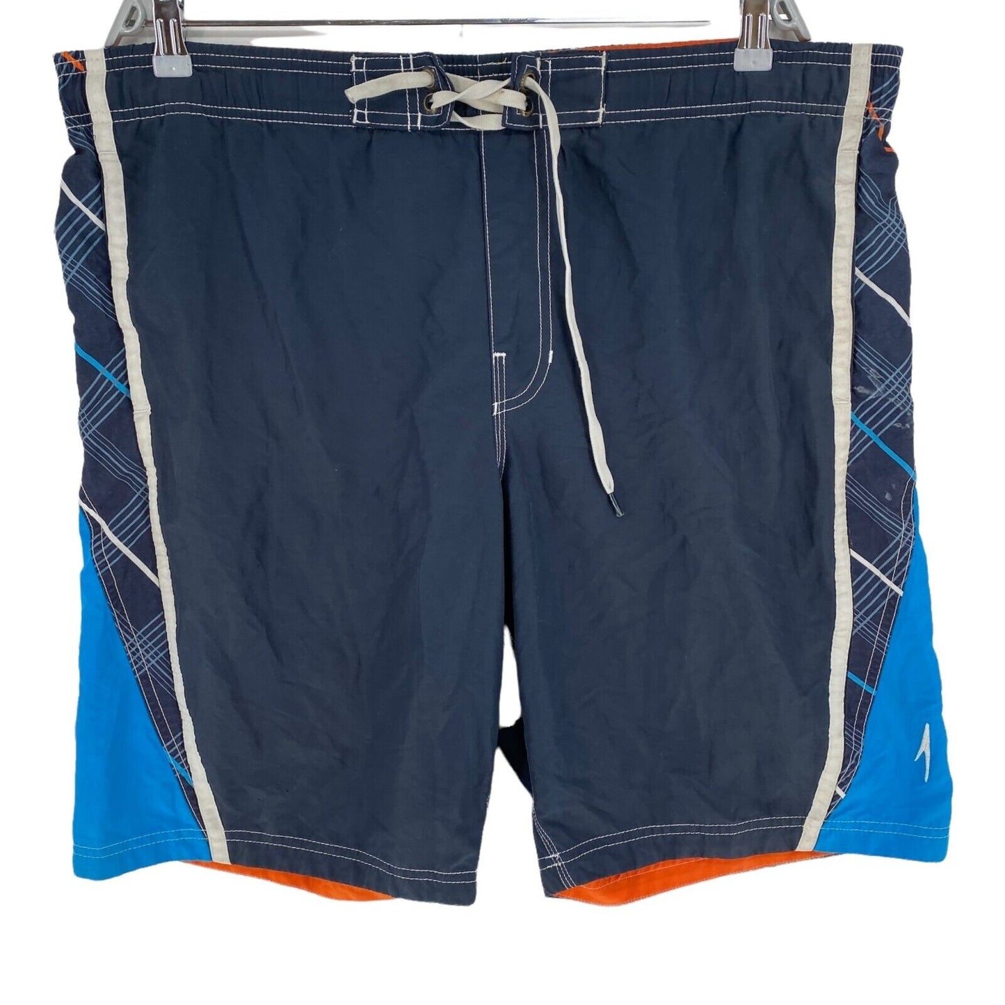 Speedo Marineblaue Badehose, Shorts, Größe L