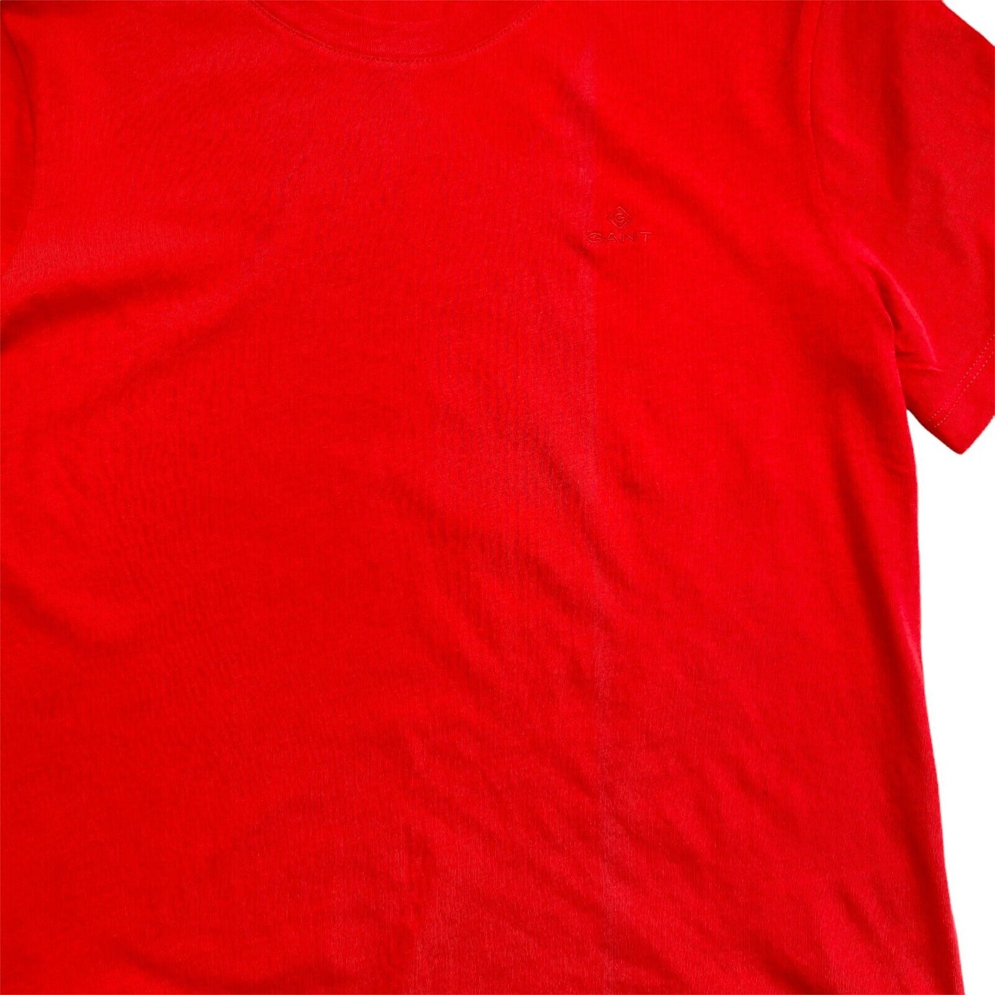 GANT Red Original Crew Neck T Shirt Size XS M