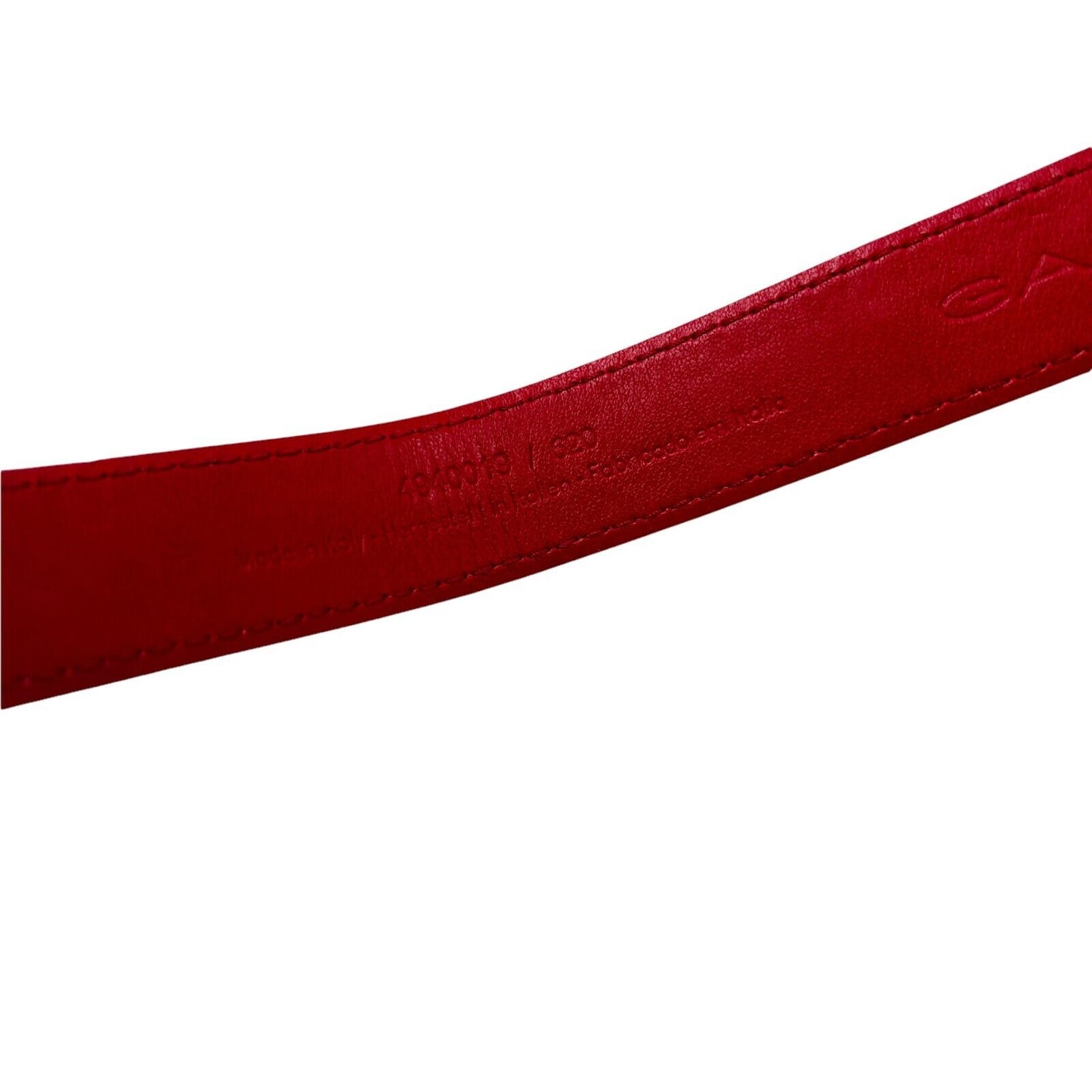 GANT Ladies Red 100% Suede Leather Belt Size 75cm 30 inches