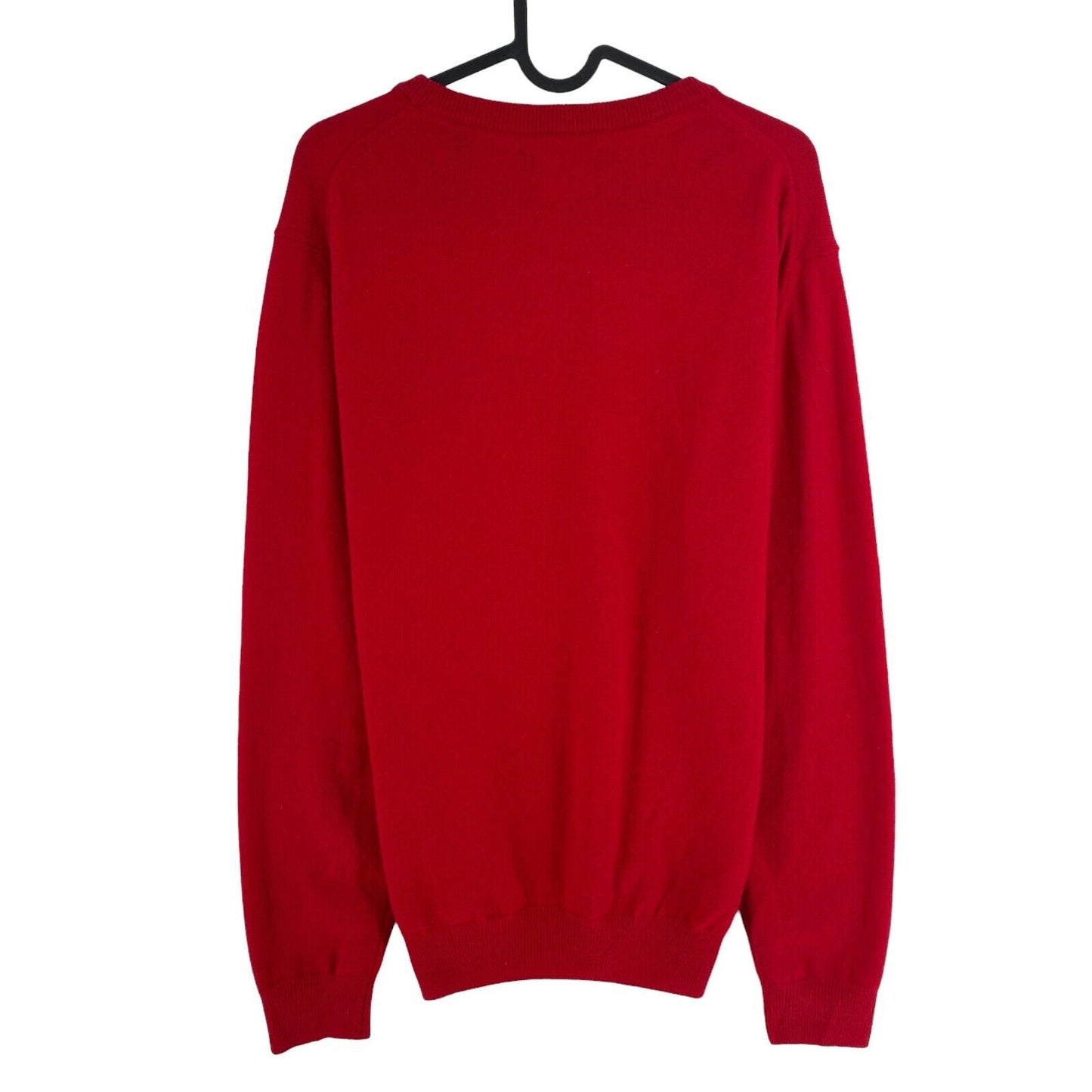 GANT Red 100% Wool Crew Neck Sweater Pullover Size M