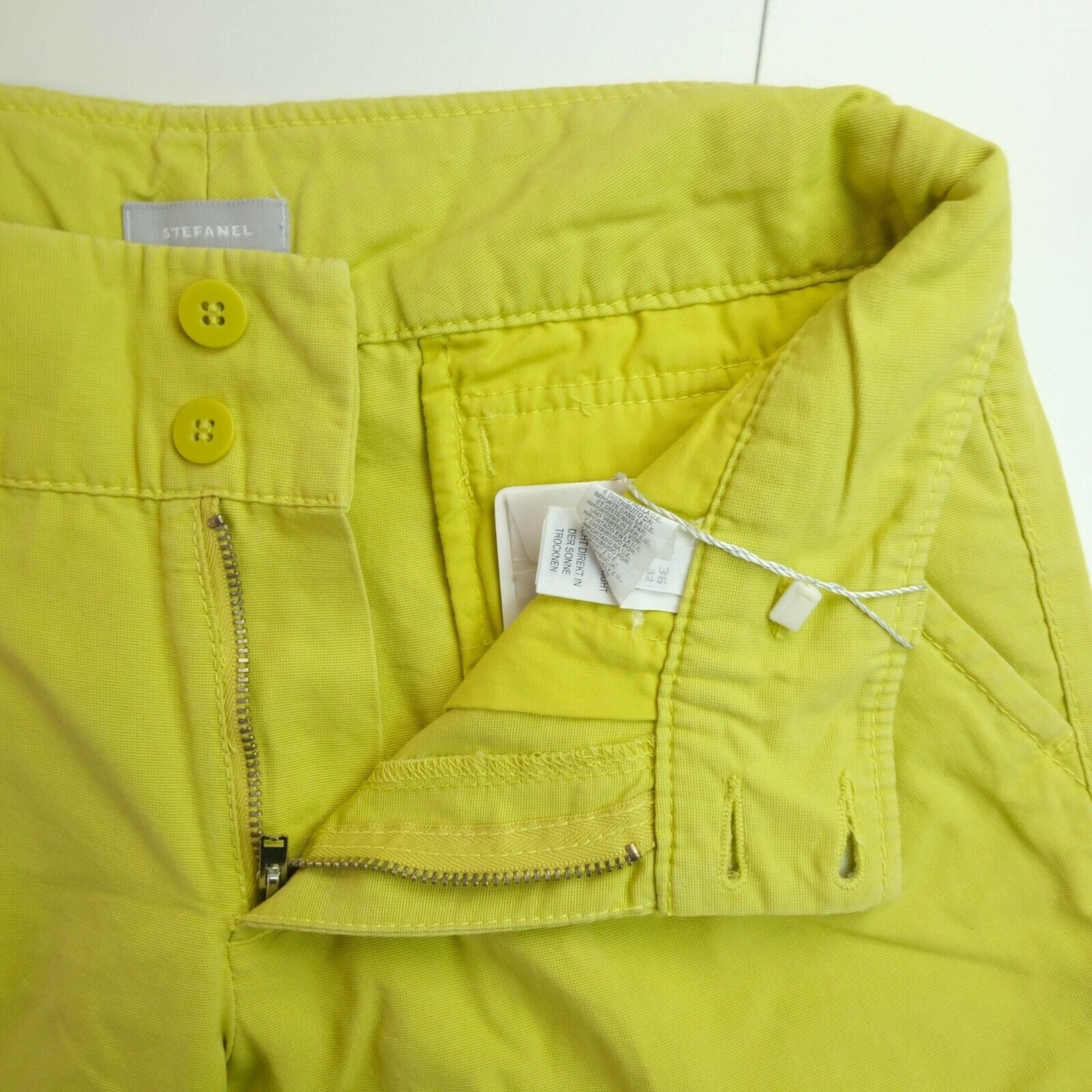 STEFANEL Green Shorts Size EU 32 36 UK 2 6 US 0 4