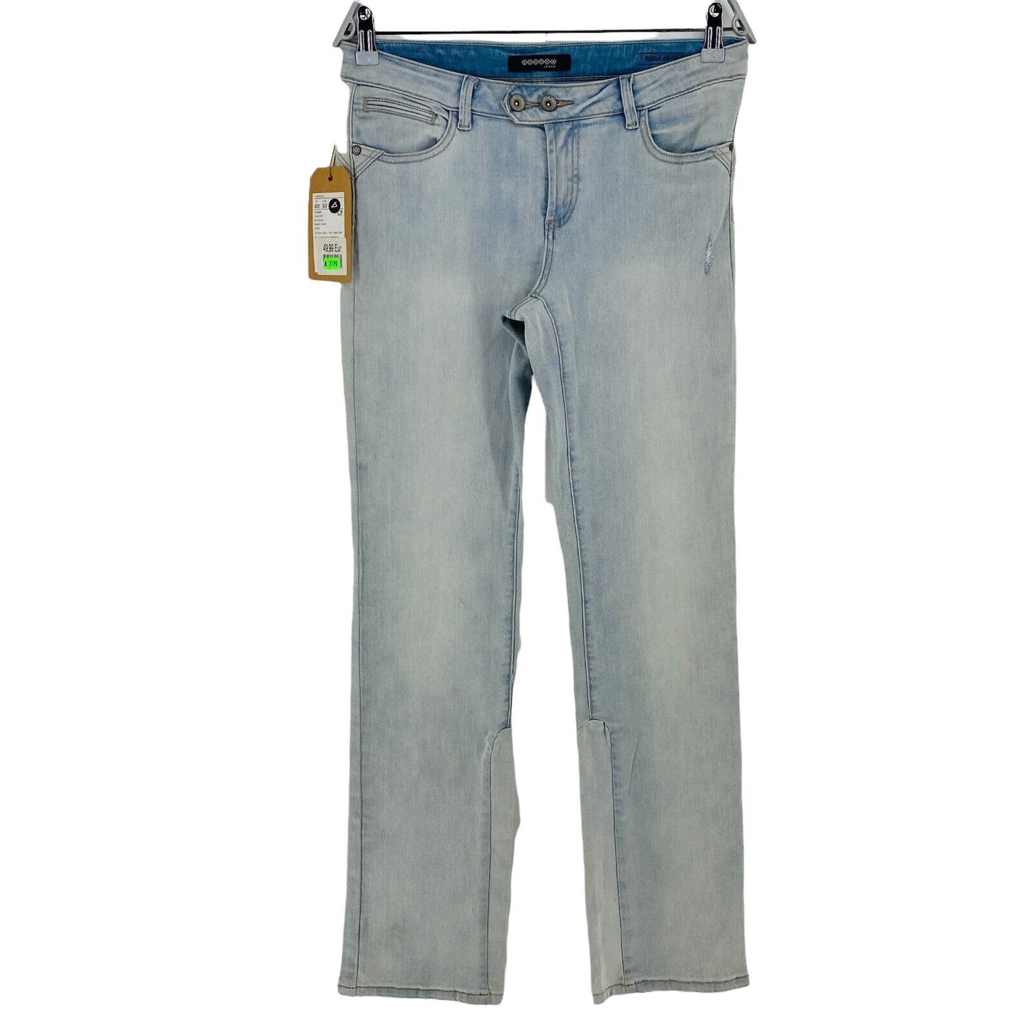 BONOBO Jean droit en mélange de coton bleu clair Taille 40 W31 L34