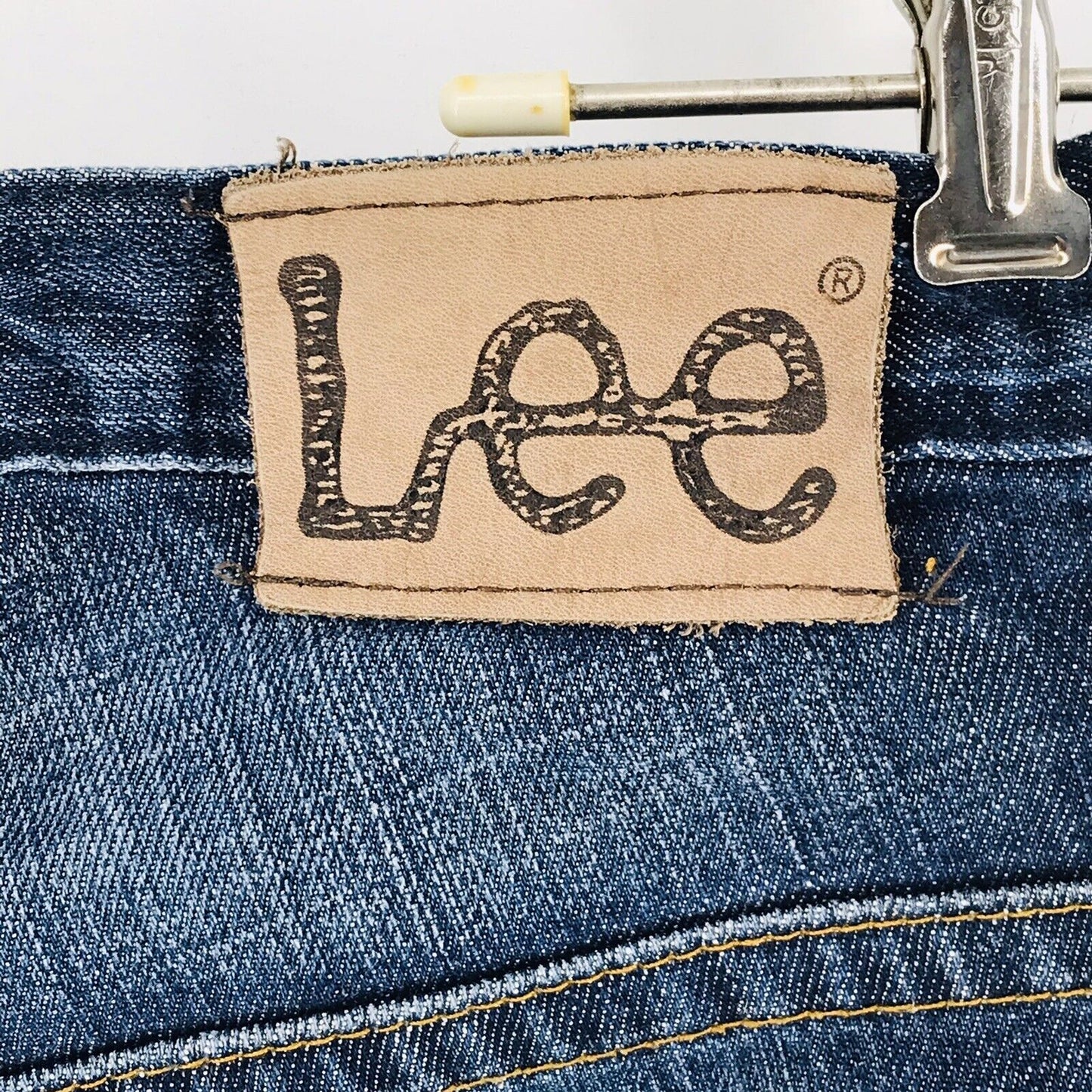 Lee RIPLEY 3-NEEDLE Blue Regular Straight Fit Jeans Size W29 L34