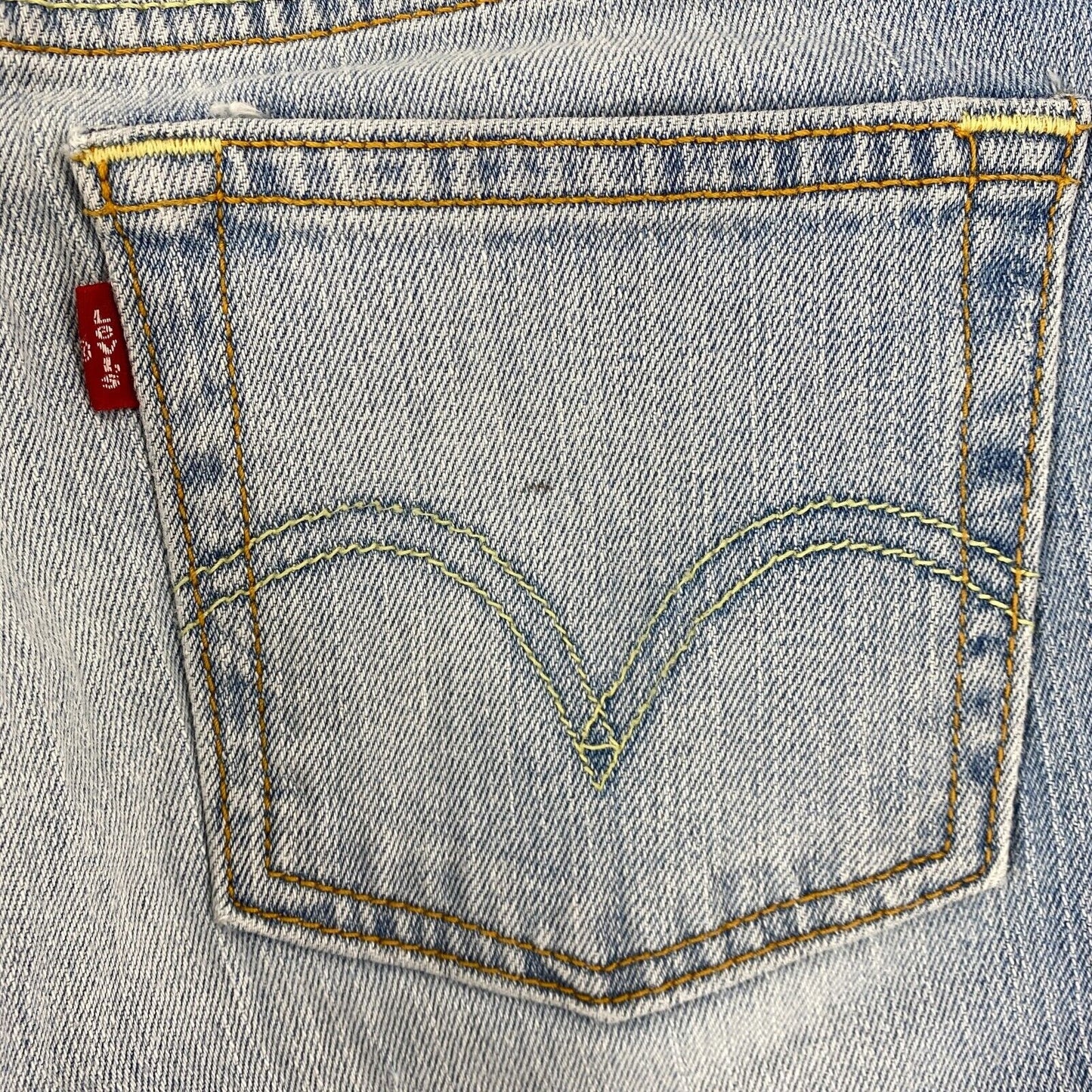 Vintage Levi's 518 Women Blue Regular Straight Fit Jeans 9 M / W32 L32