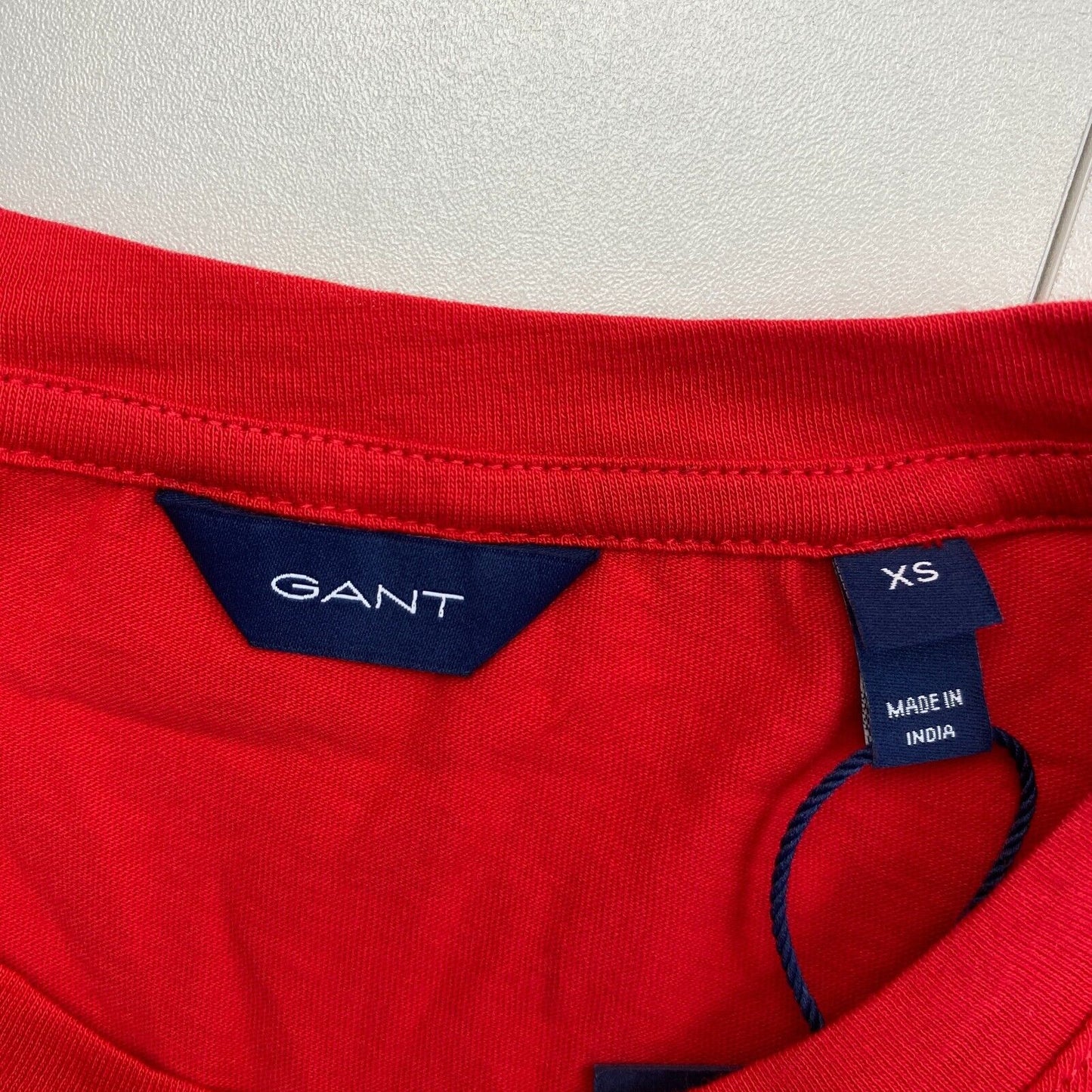 GANT Red Original Crew Neck T Shirt Size XS