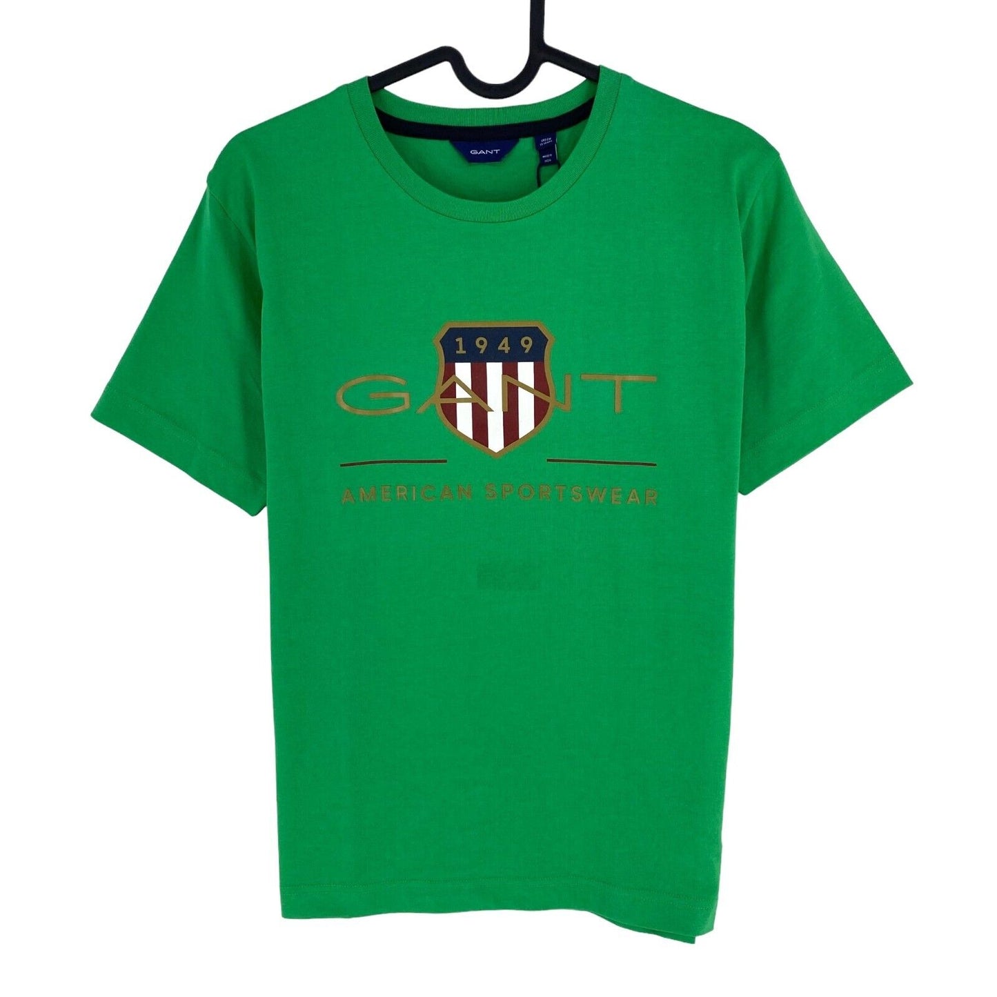 GANT Boys Green Archive Shield Crew Neck T-Shirt Size 15 Years 170 cm