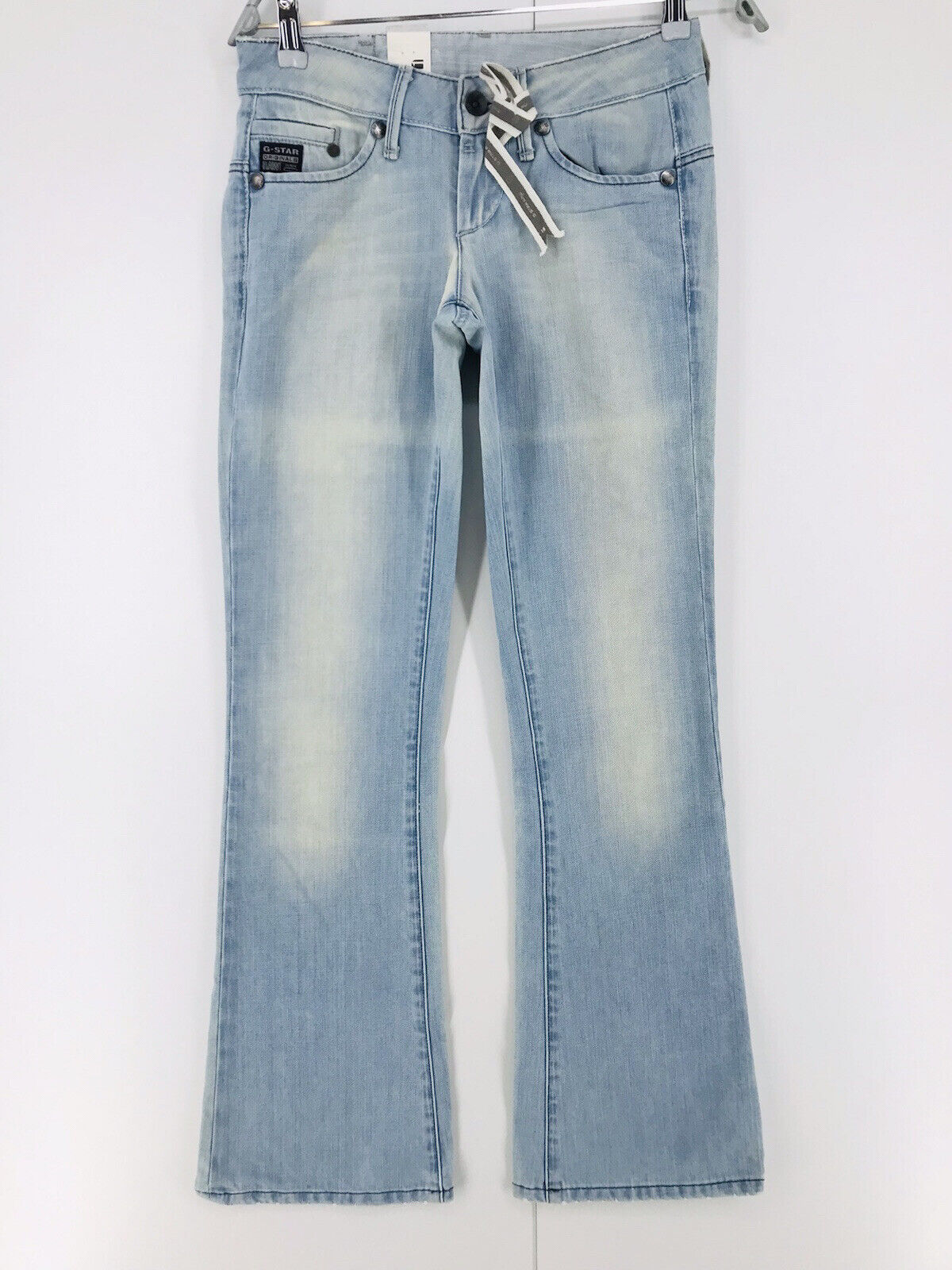 G-STAR RAW MIDGE CUSTOM Femme Bleu Clair Regular Bootcut Fit Jeans W26 L32