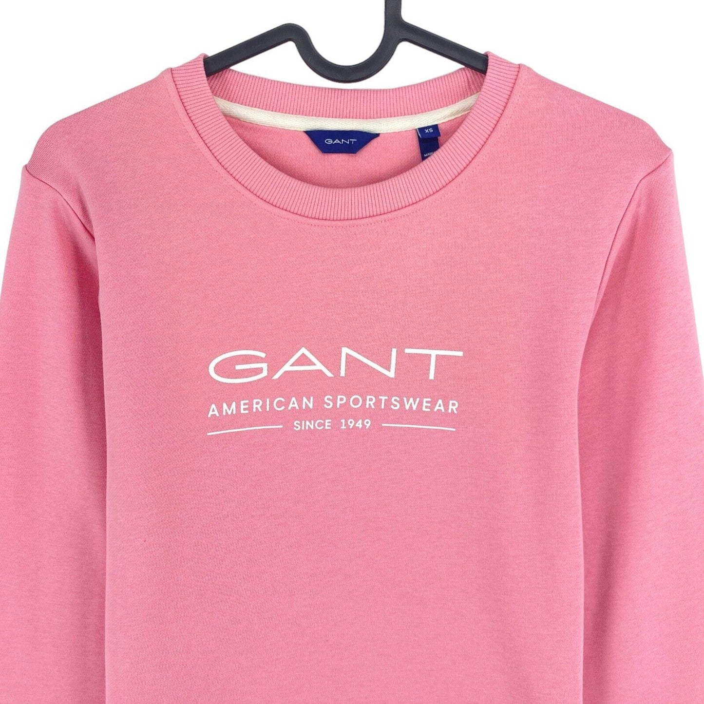 GANT Pink MD Summer Crew Neck Sweater Taille XS