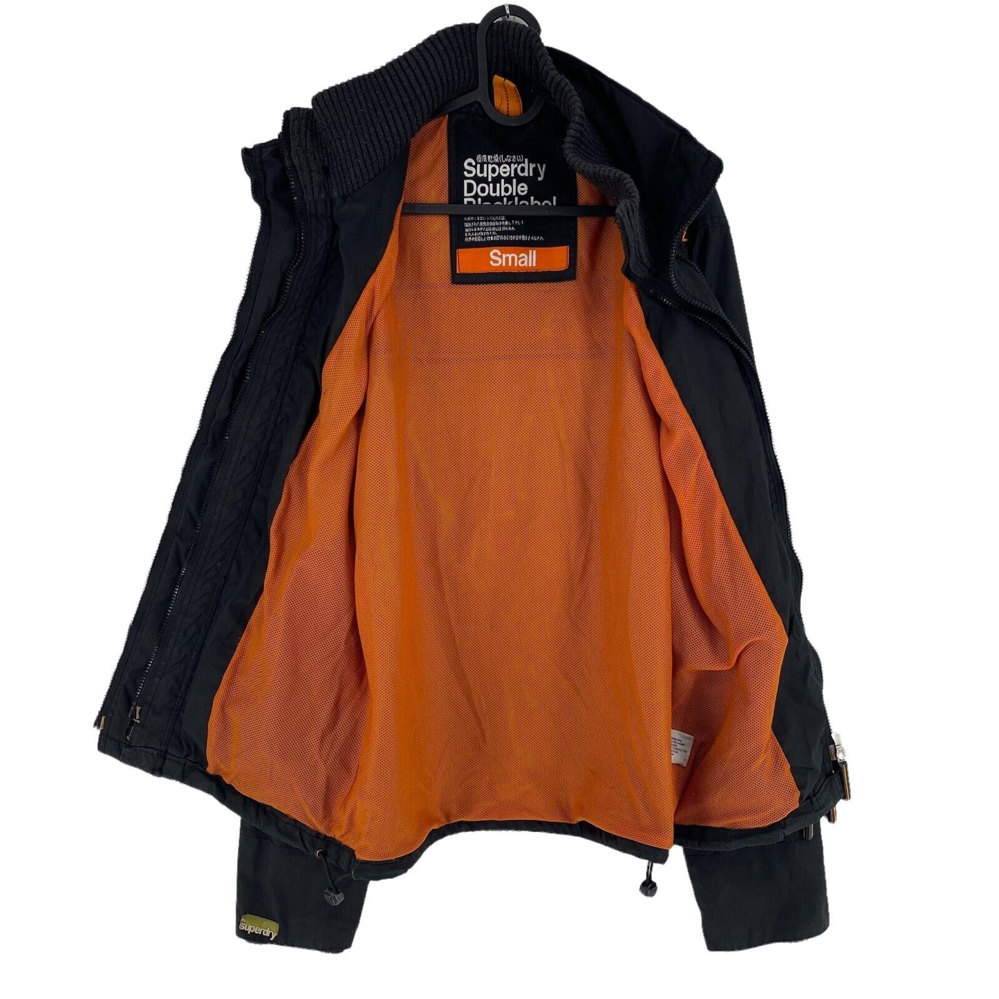 SUPERDRY Double Blacklabel Schwarze Jacke Größe S