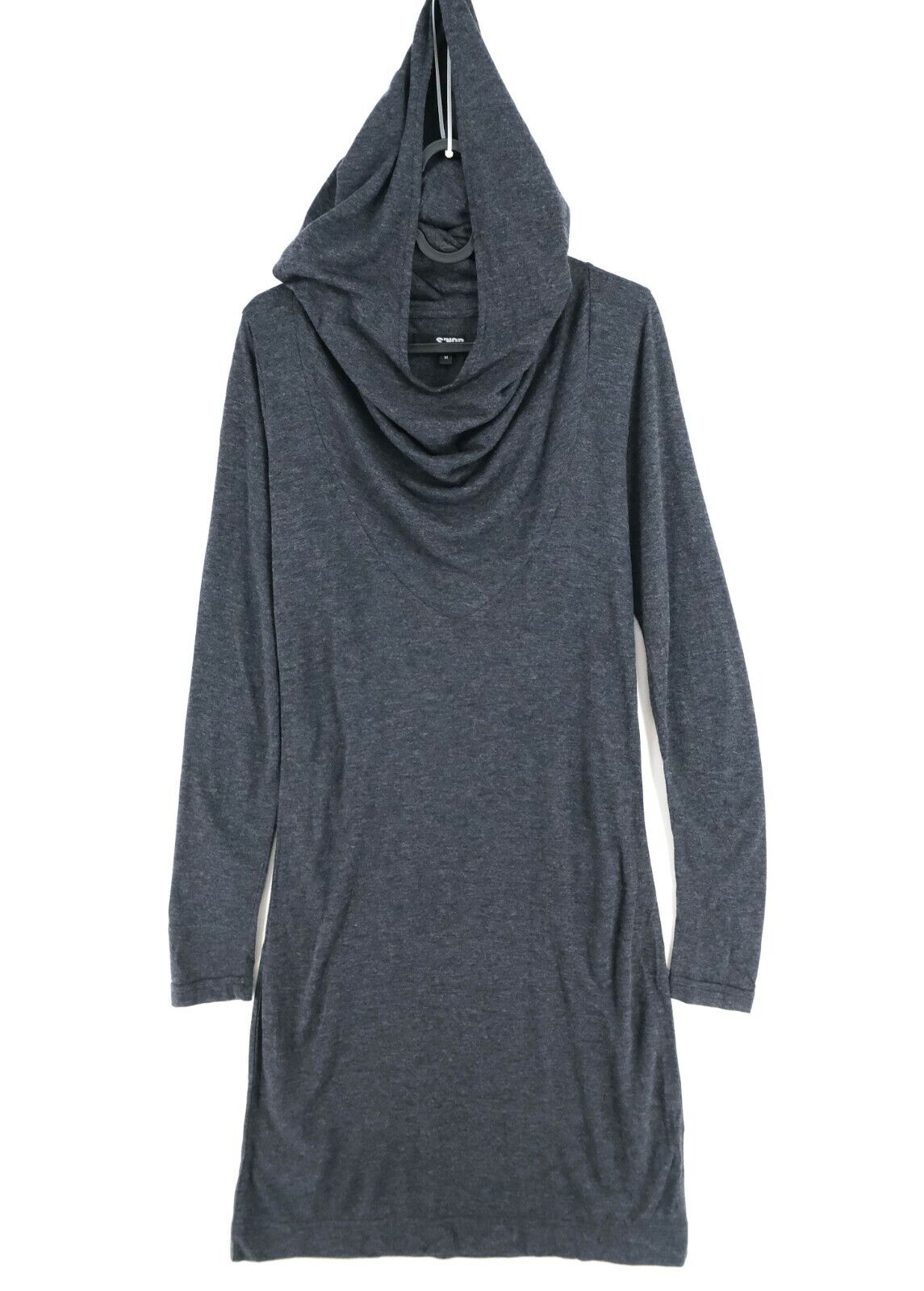 S`NOB Grey Hooded Long Sleeves Jumper Dress Size M