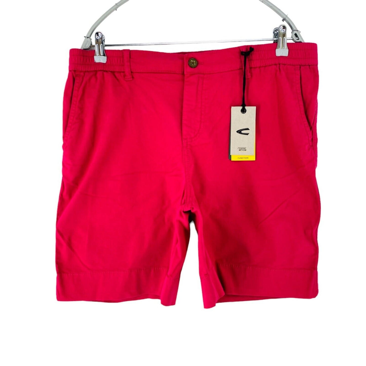 Camel Active Women Pink Regular Fit Bermuda Shorts Size W30