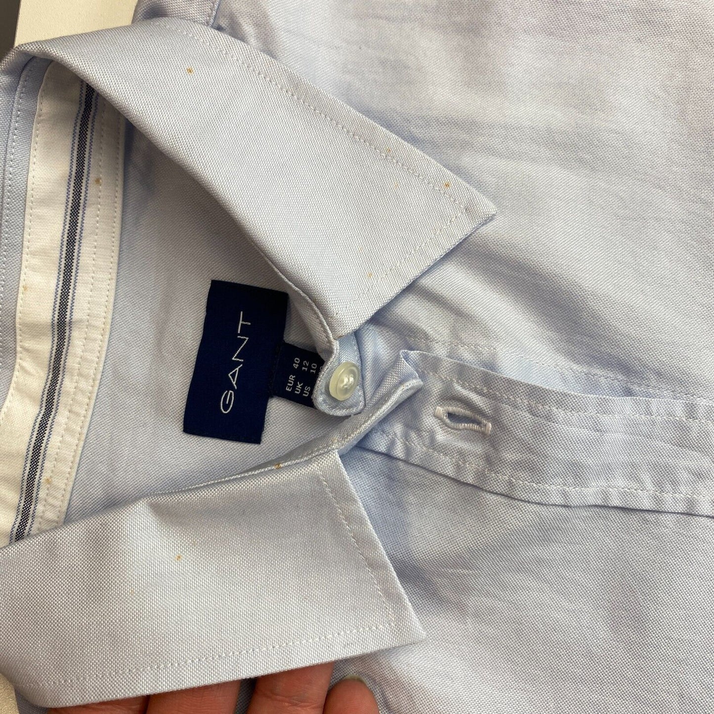 GANT Blue Oxford Shirt Size EU 40 UK 12 US 10