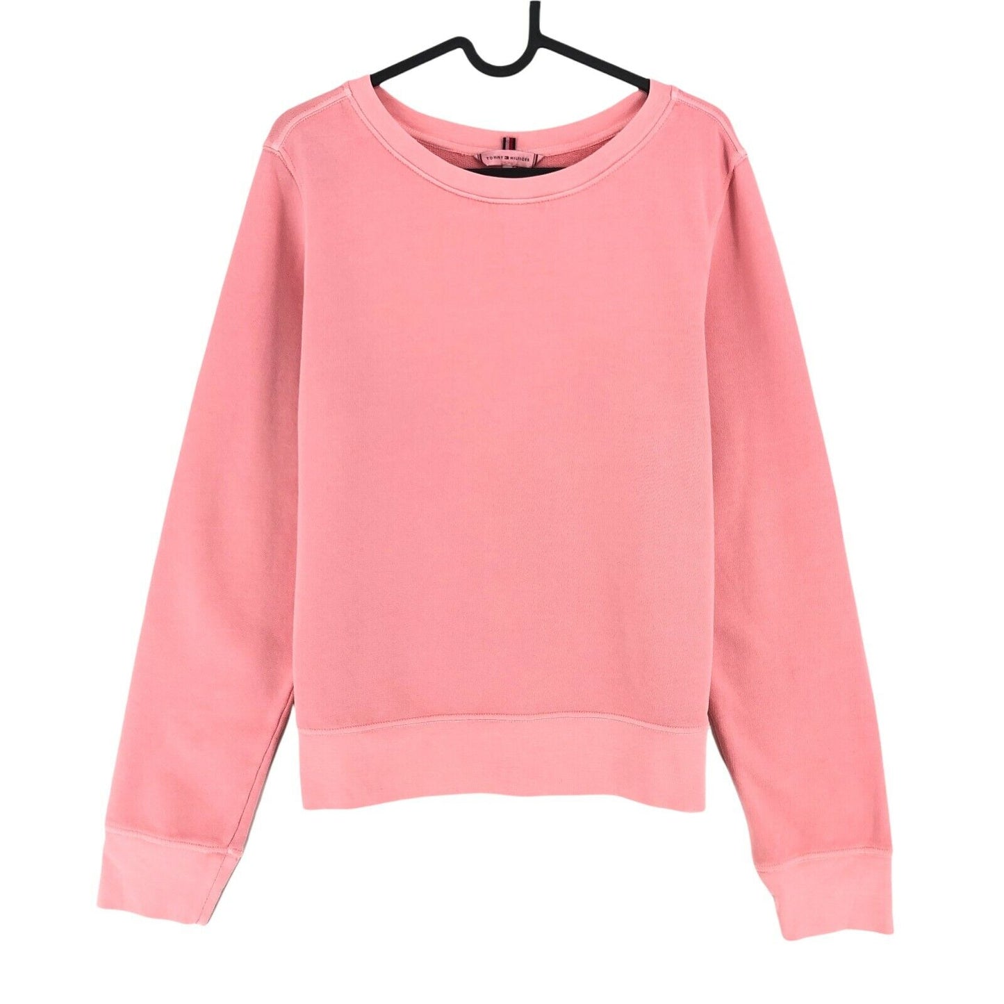 TOMMY HILFIGER Rosa Pullover mit Rundhalsausschnitt, Größe S