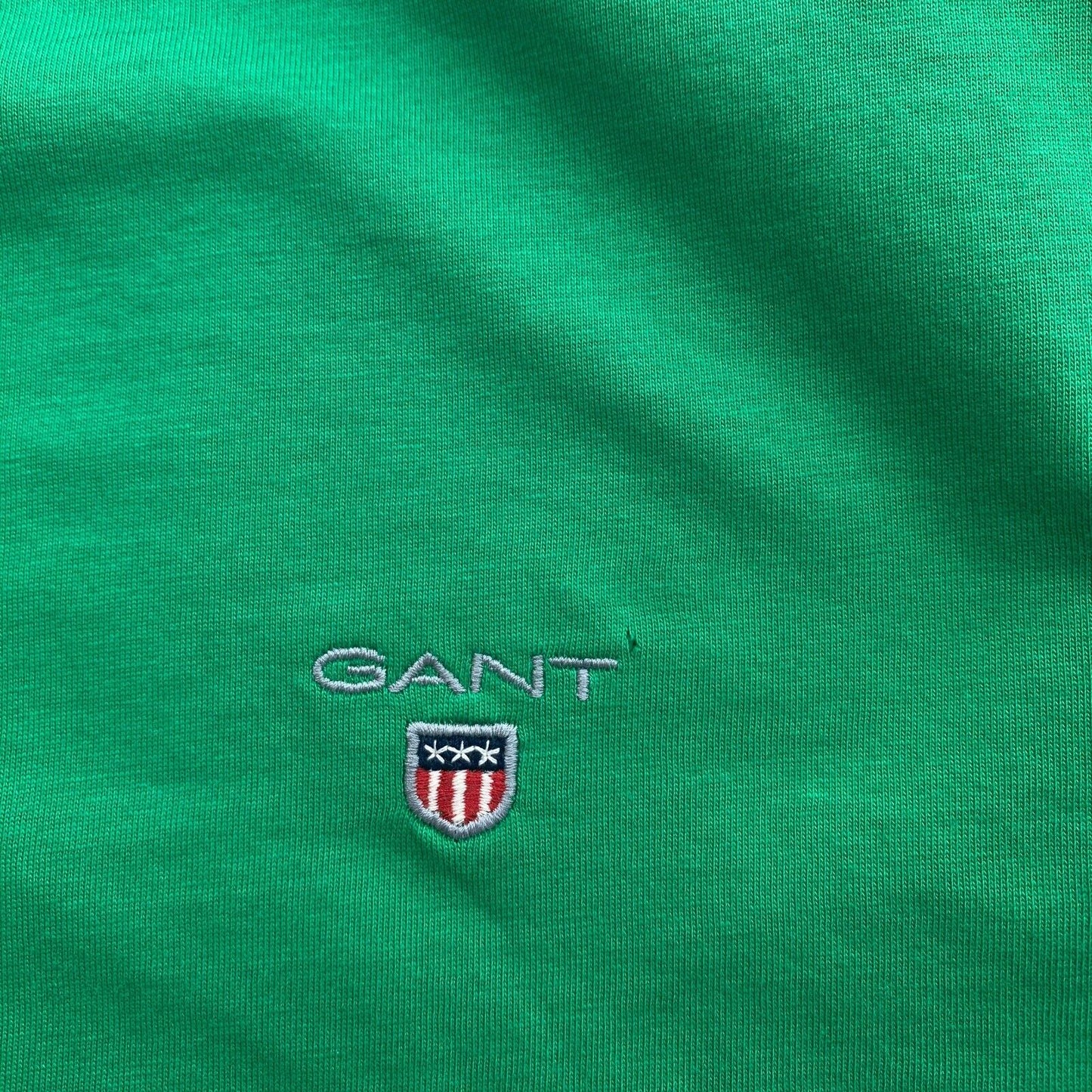 GANT Men Dark Green Original Slim Fit V Neck Short Sleeves T Shirt Size 3XL XXXL