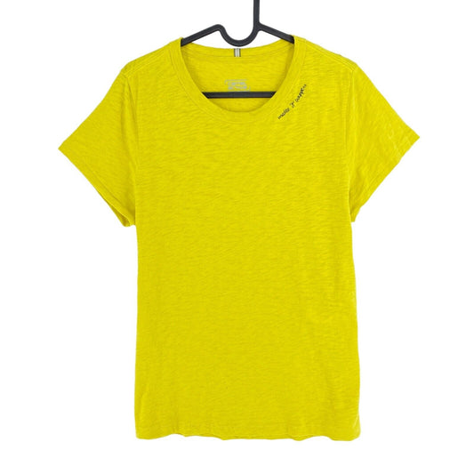 Camel Active Jaune Crew Neck Manches Courtes T Shirt Taille L