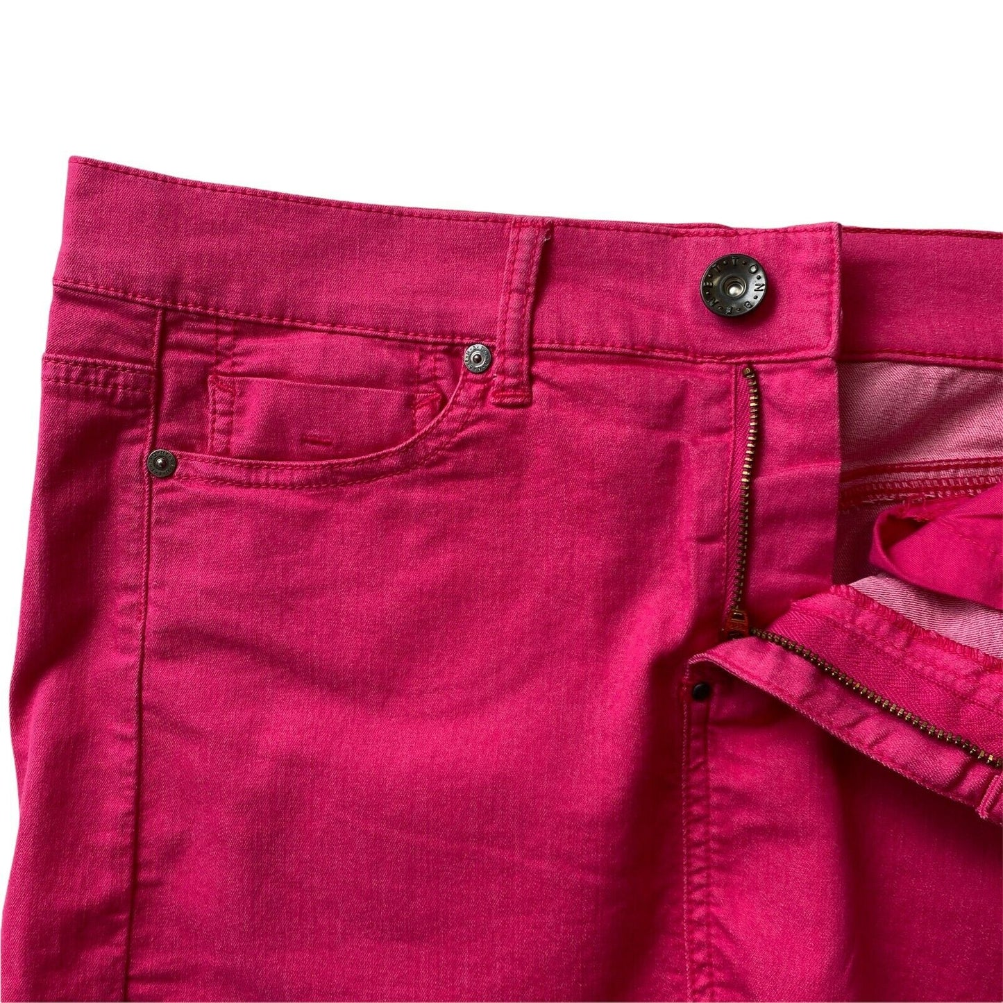 UNITED COLORS OF BENETTON Rosa Rock mit normaler Passform, Größe EU 38 W26 / EU 46 W33