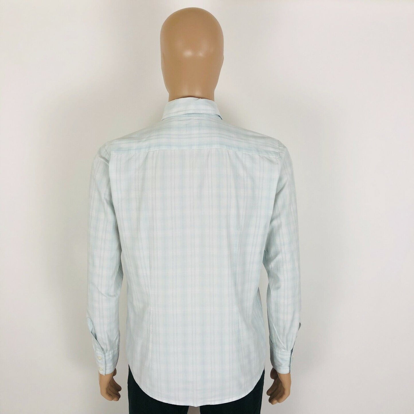 Lee White Blue Vintage Regular Fit Shirt Size L