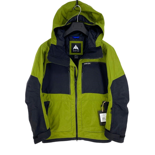 RRP €320 BURTON Men Green Frostner Hooded Ski Jacket Coat Size S