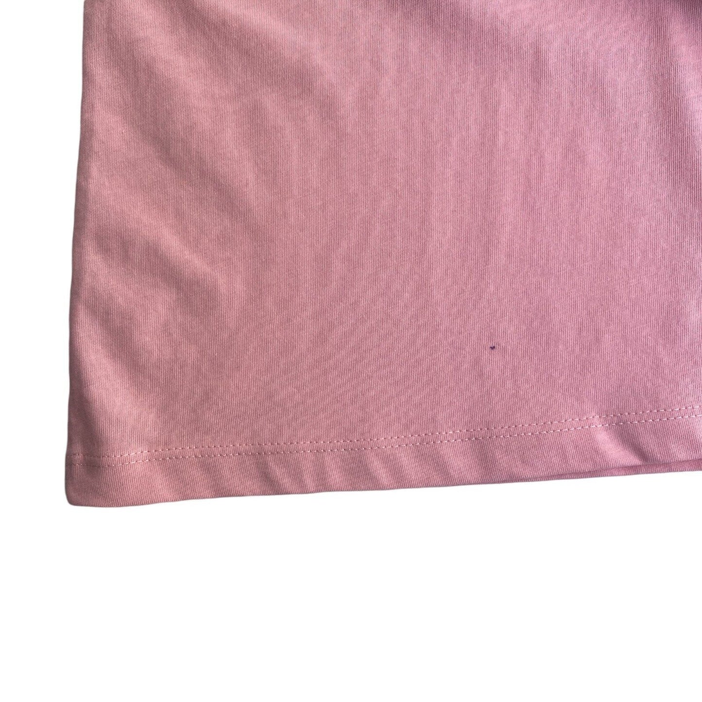 GANT T-shirt à col rond avec logo rose taille L