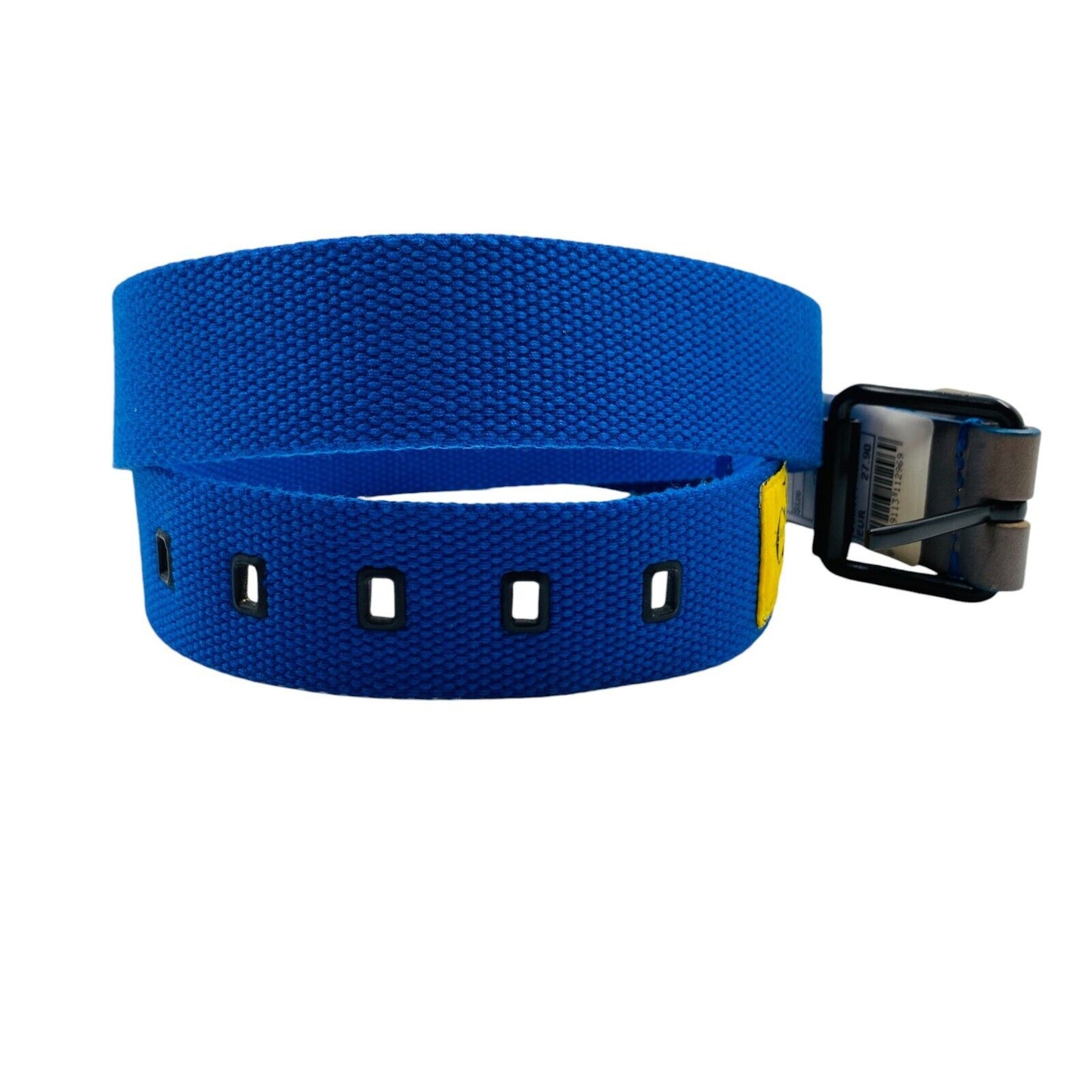 Calvin Klein Mens Blue Classic Braided Belt Size 90 cm.