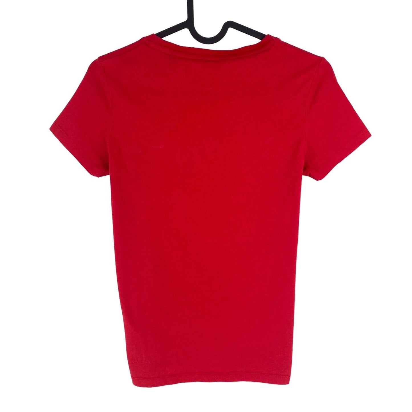 GANT Women Red Logo Crew Neck Short Sleeves T Shirt Size XS