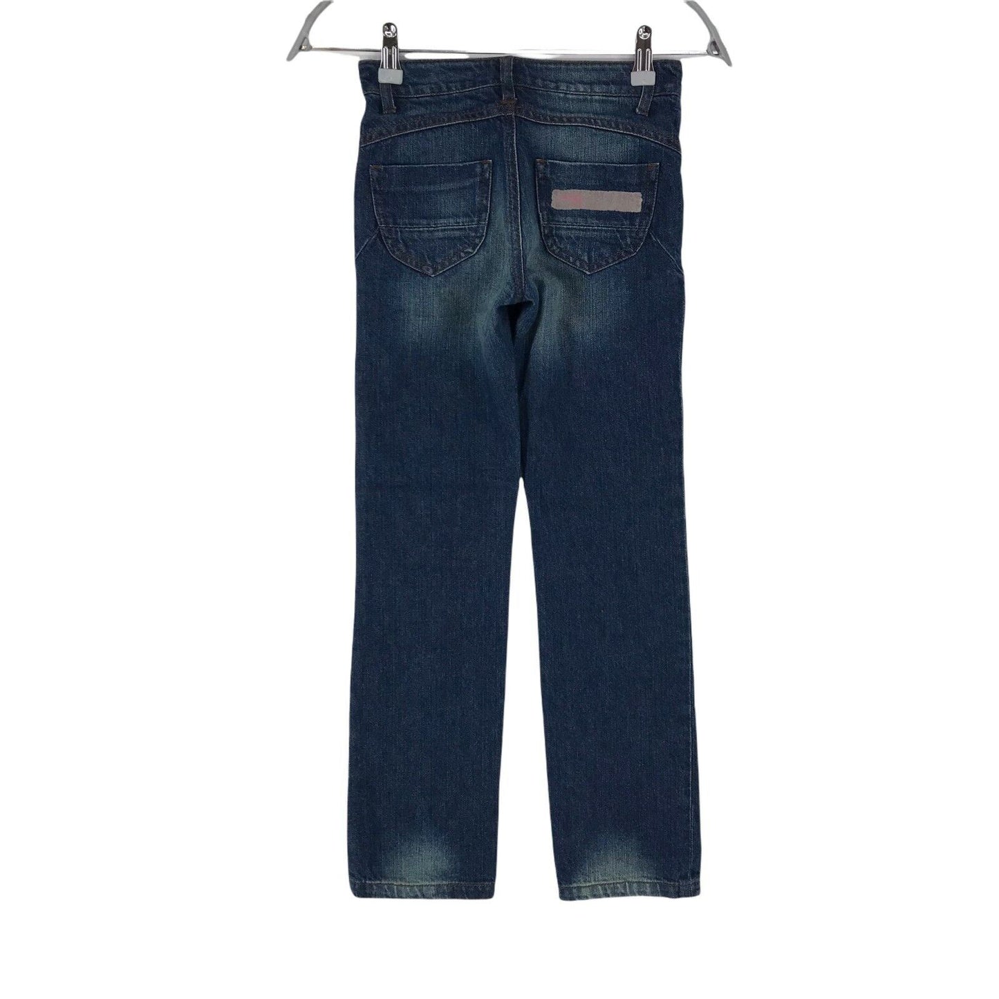 RRP €79 GURU Women Blue Regular Straight Fit Jeans Size S W24