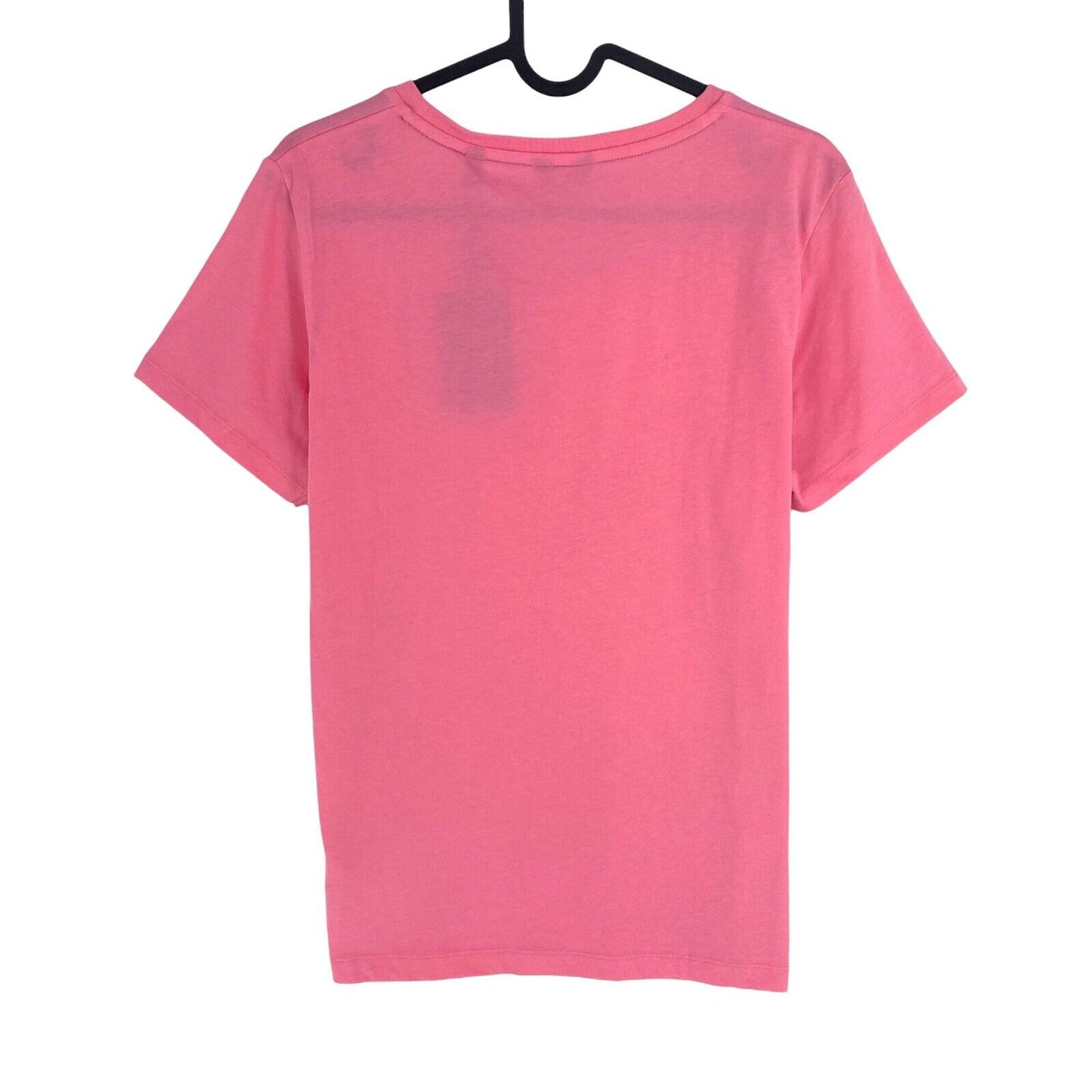 GANT Women Pink Logo Crew Neck Short Sleeves T Shirt Size M