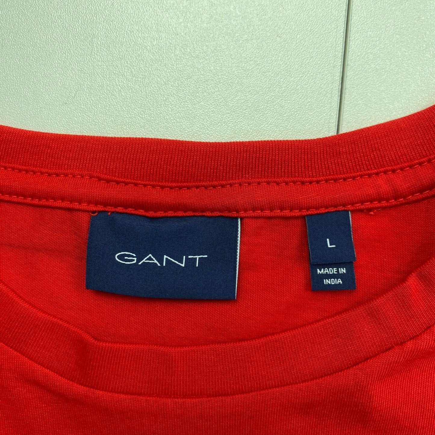 GANT Red Original Crew Neck T-Shirt Size L