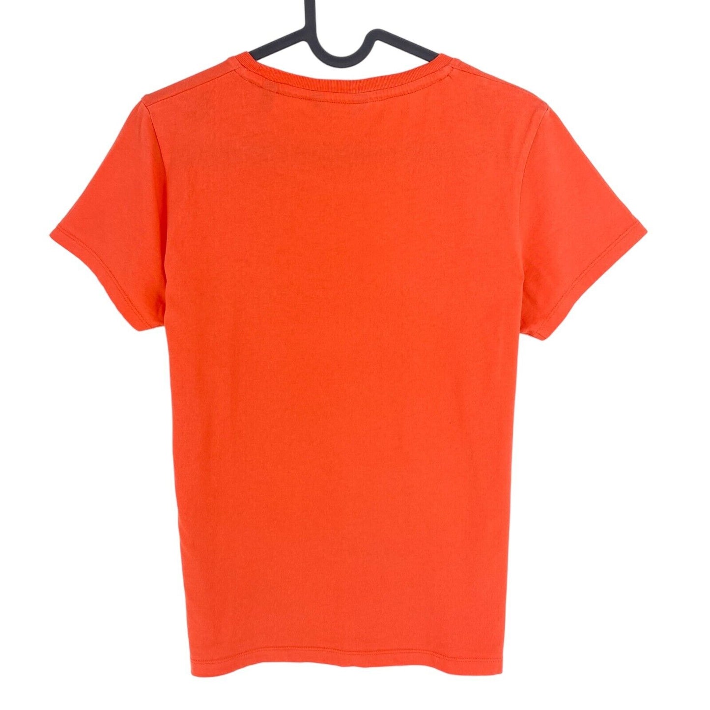 GANT Orange Logo Crew Neck T Shirt Size S