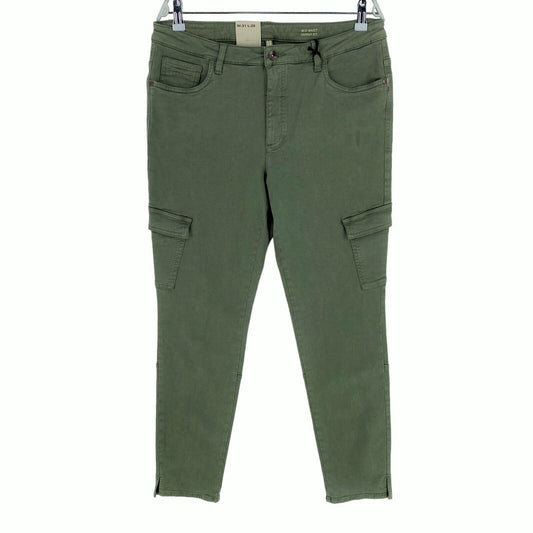 CAMEL ACTIVE Dark Green Cargo Skinny Fit Pants Trousers Size W31 L32