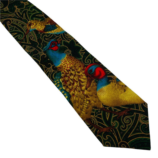 GANT Vintage Birds Painting 100% Wool Hand Made Tie