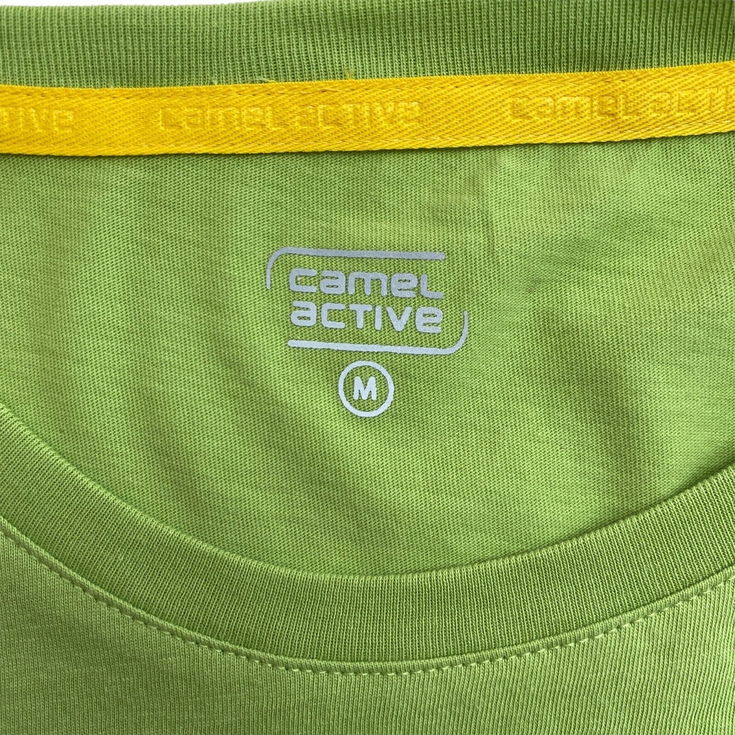 CAMEL ACTIVE Light Green Crew Neck T Shirt Size M