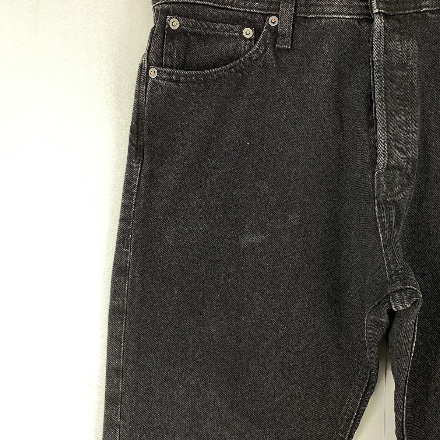 JACK & JONES CHRIS Black Relaxed Straight Fit Jeans W31 L30