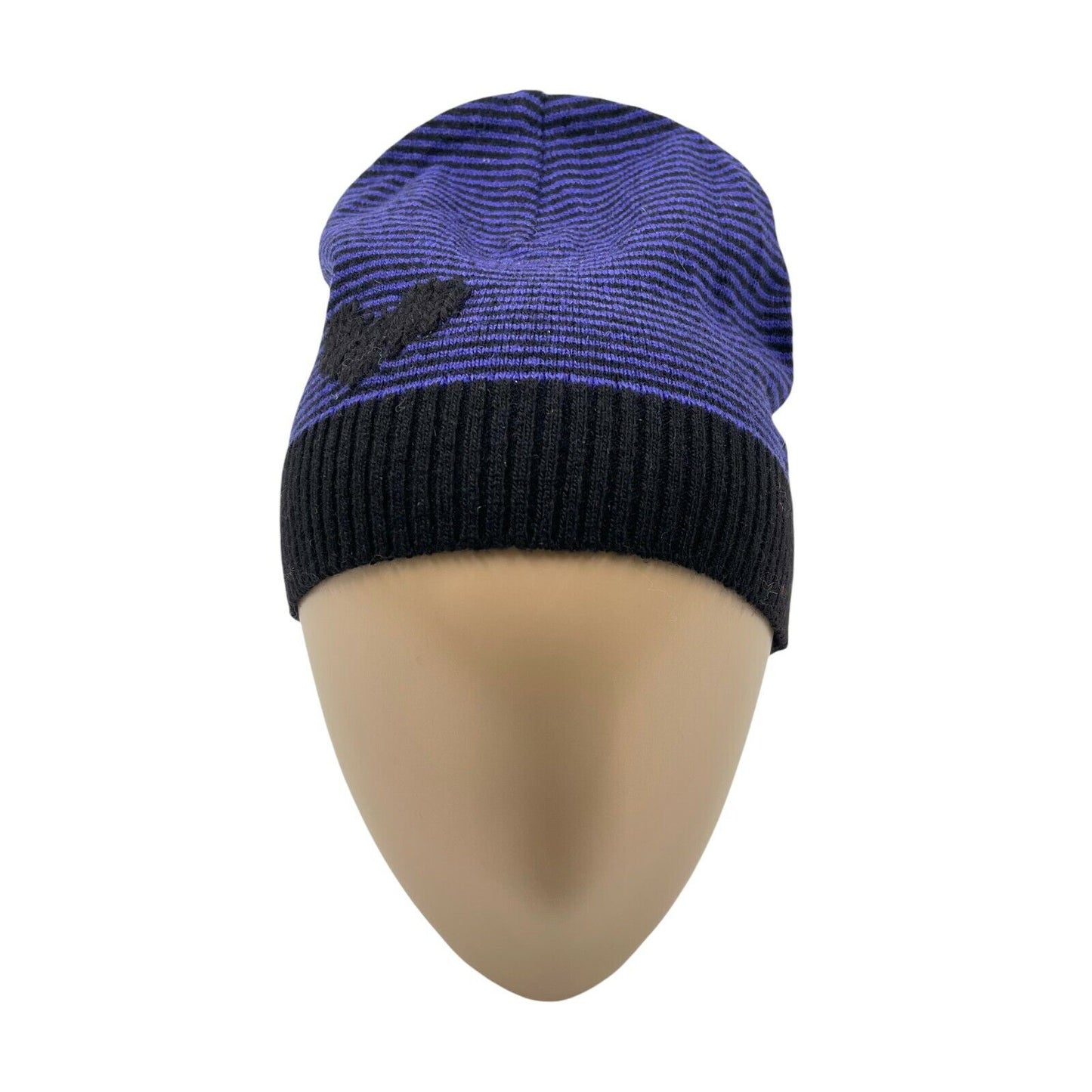 Komodo Ladies Purple 100% Lambswool Thin Beanie Hat One Size