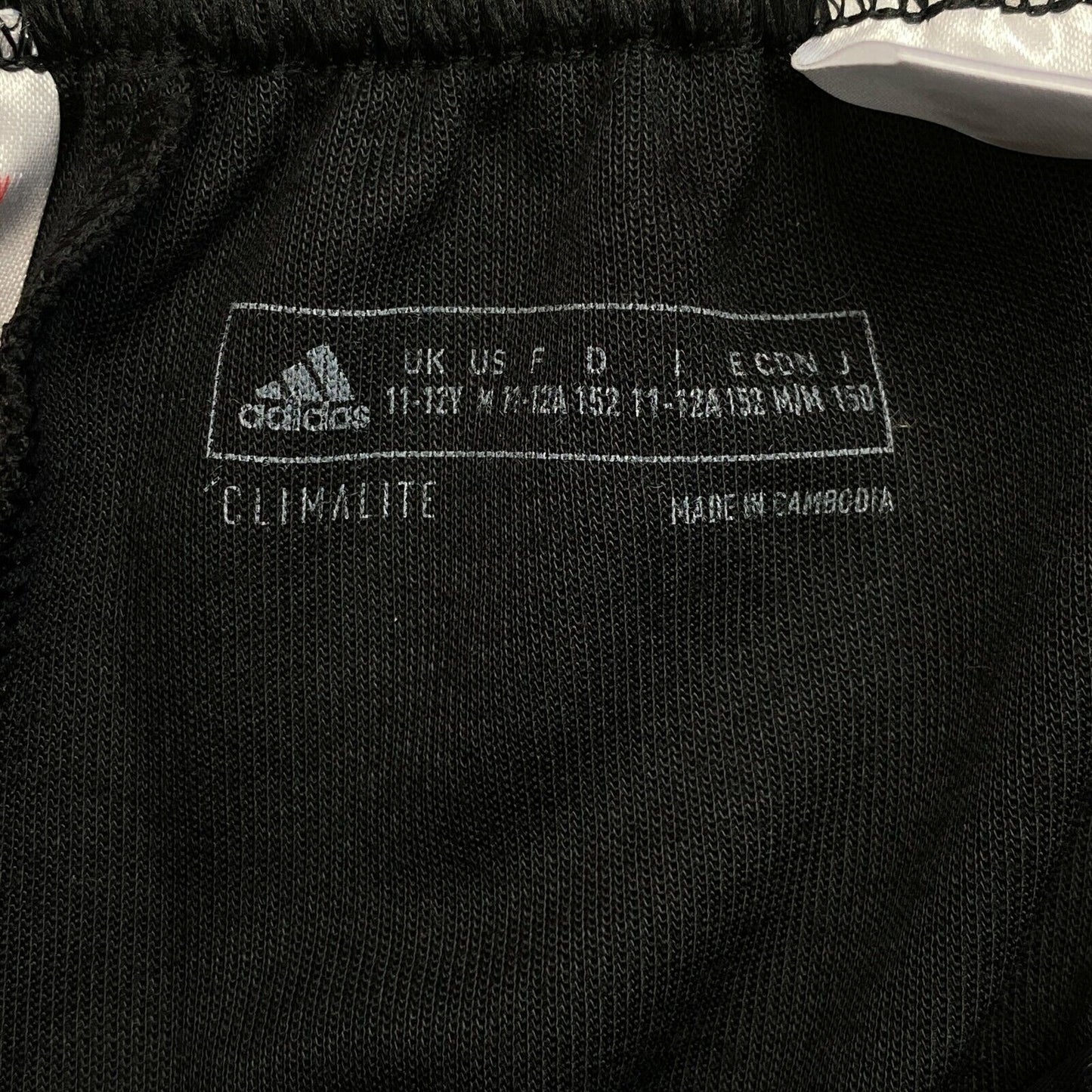 Adidas Climalite Jungen Schwarze Sportshorts Größe 11–12 Jahre