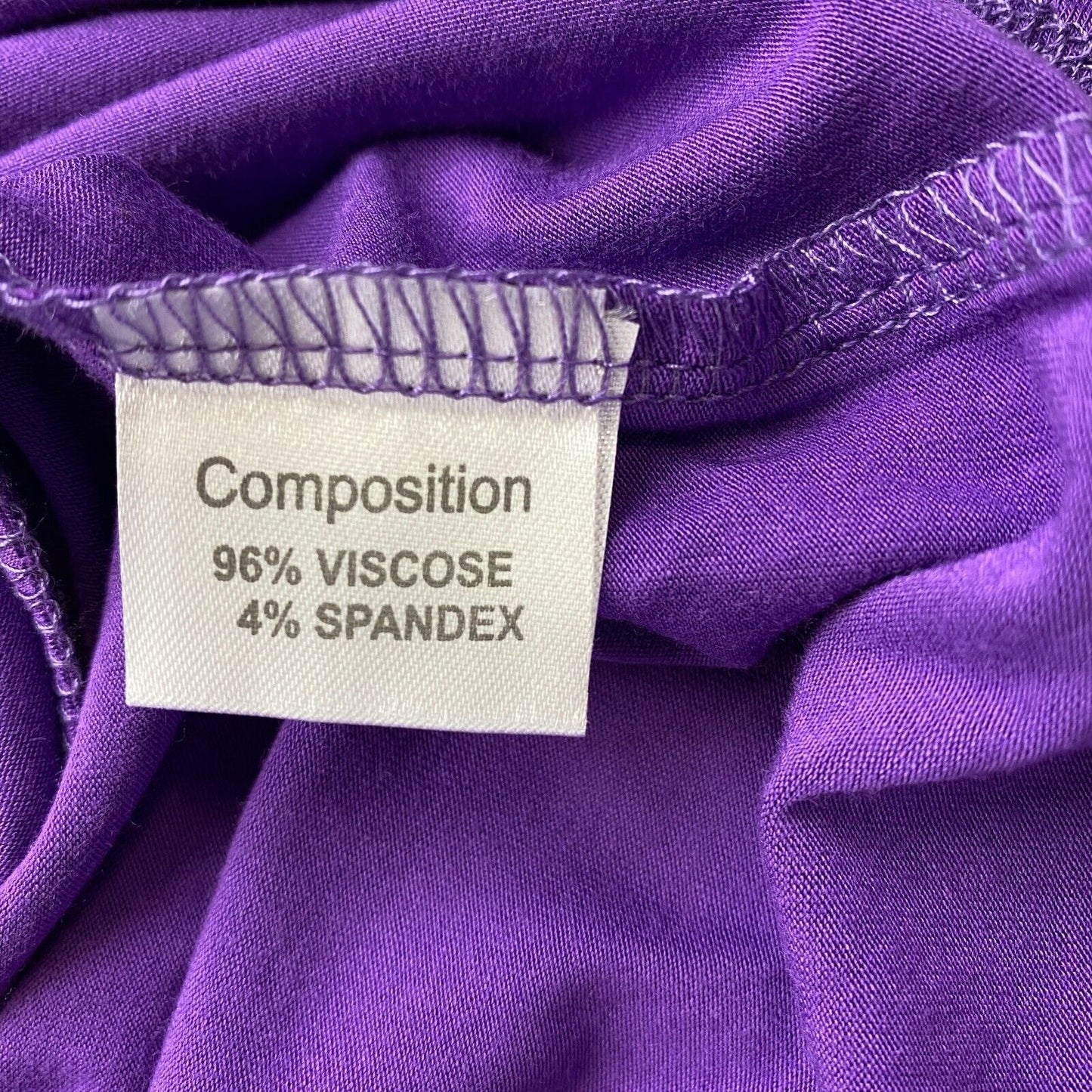 VUE SUR MER Robe droite en jersey violet sans manches à une épaule Taille 1 / S