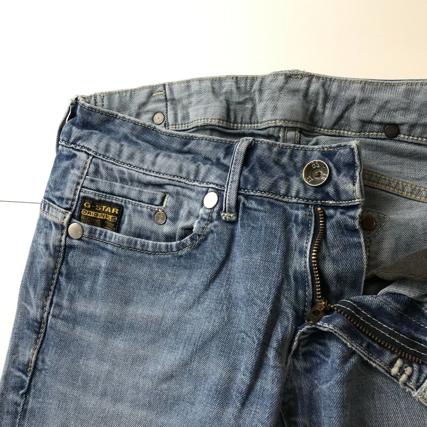 G-STAR RAW MIDGE Damen Jeans in normaler gerader Passform, Blau, W29 L32