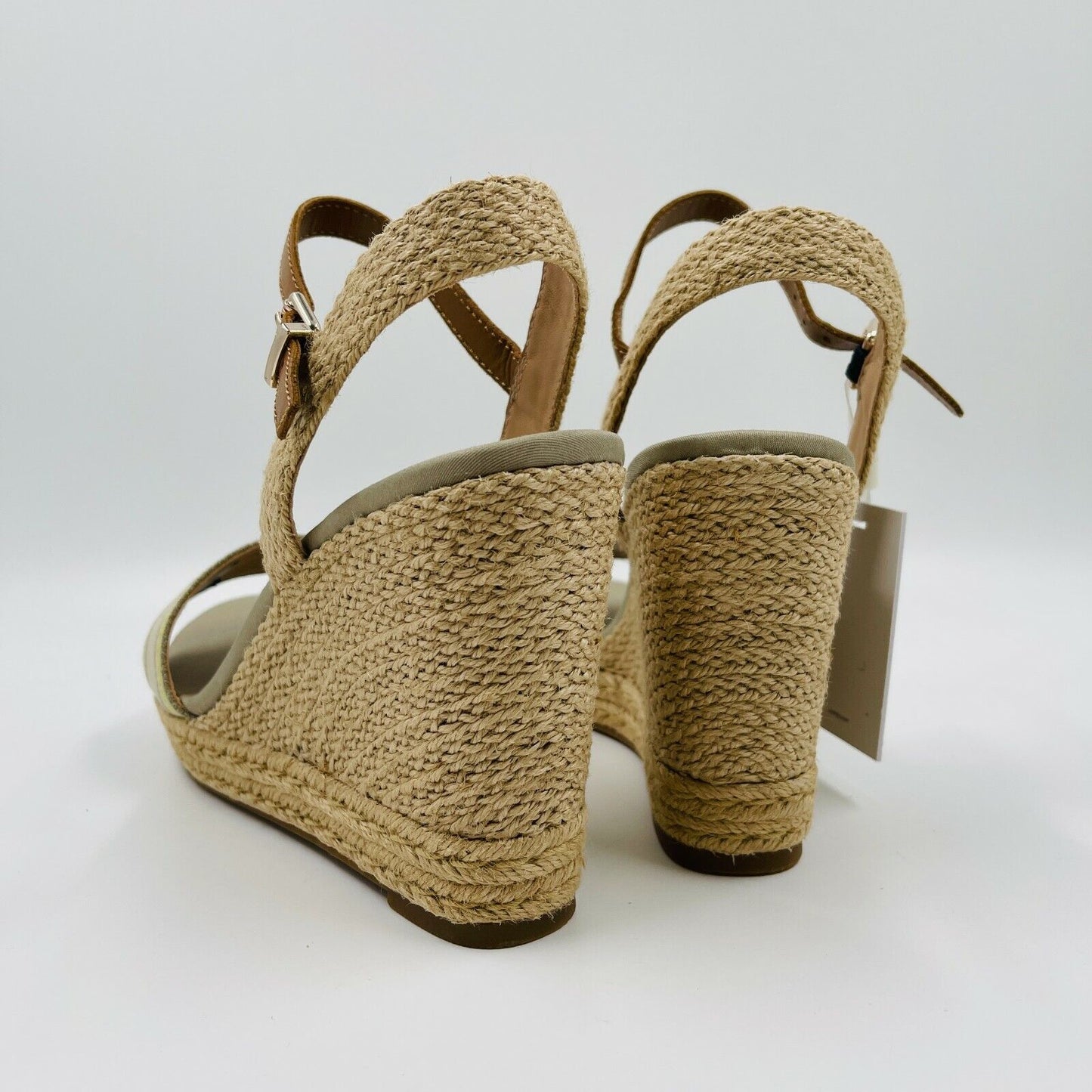 Tommy Hilfiger High Wedge Espadrille Sandal Heels Size EUR 42 UK 7.5 US 10