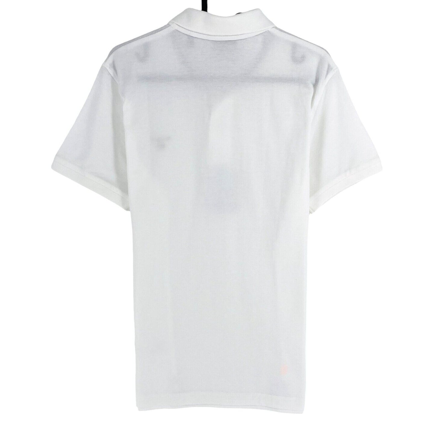 GANT Men White Pique Rugger Short Sleeve Polo Shirt Size S