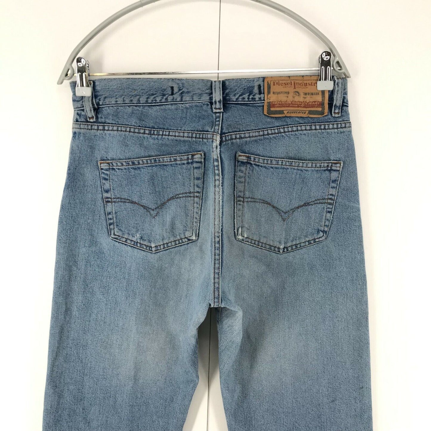 Diesel FELLOW Blue Regular Straight Fit Jeans W32 L30 Made In Italy