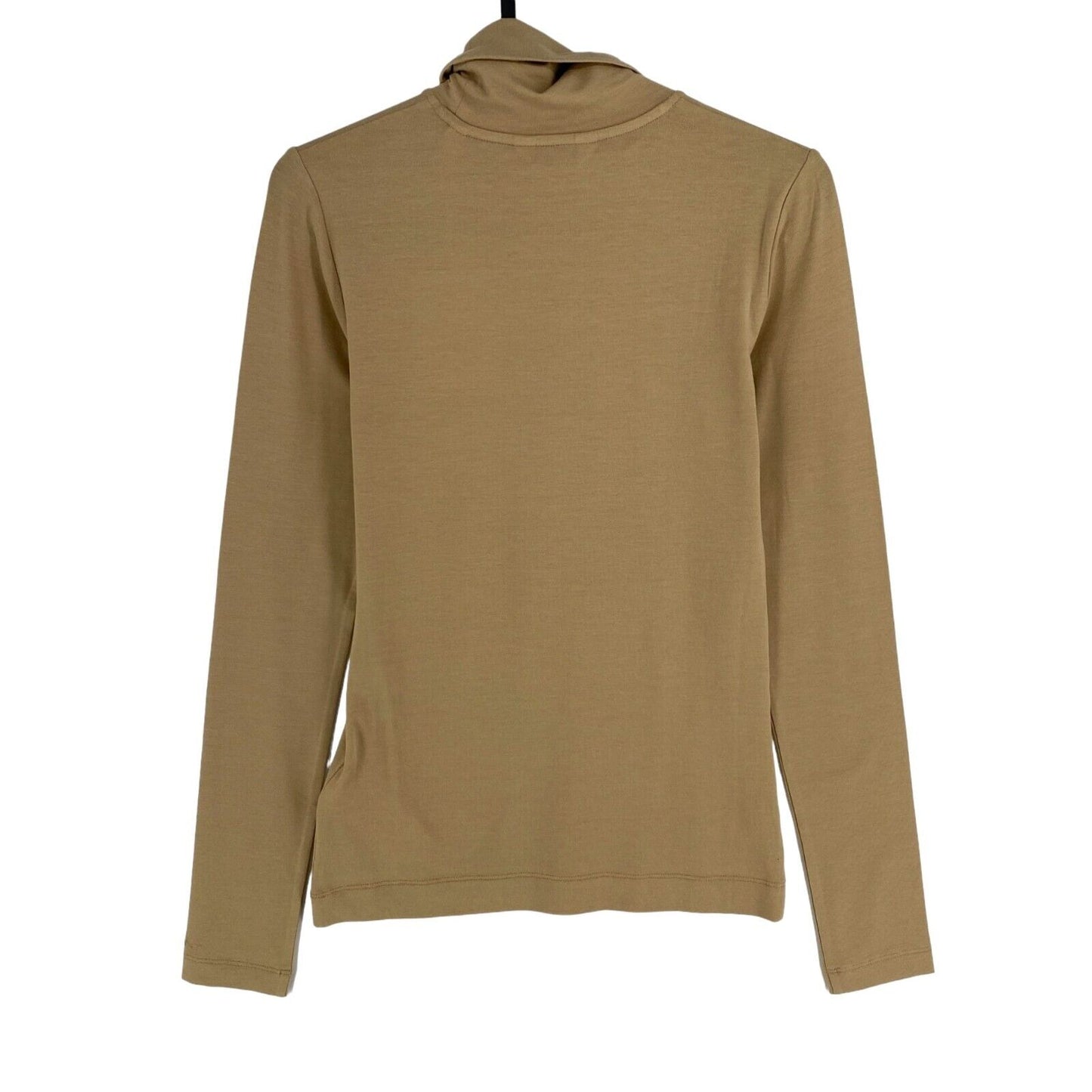 GANT Brown Slim Long Sleeves Roll Neck T Shirt Size XS