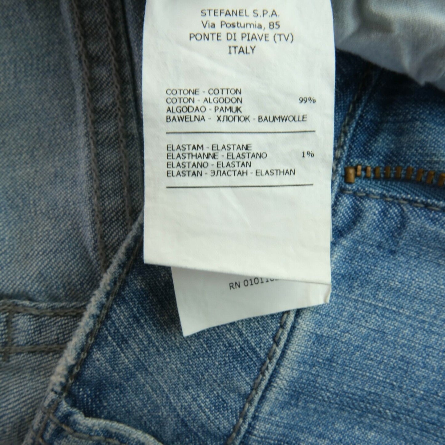 UVP €93 STEFANEL Blue Denim Jeans Größe EU 32 40 UK 4 12 US 2 10