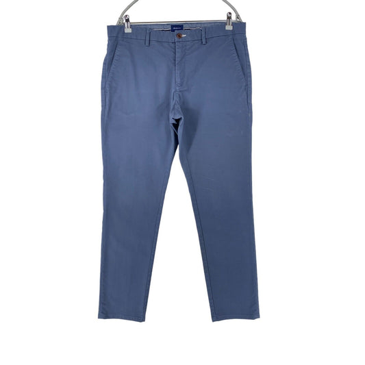 GANT HALLDEN Pantalon Chino Slim Fit Bleu Homme Taille W36 L34