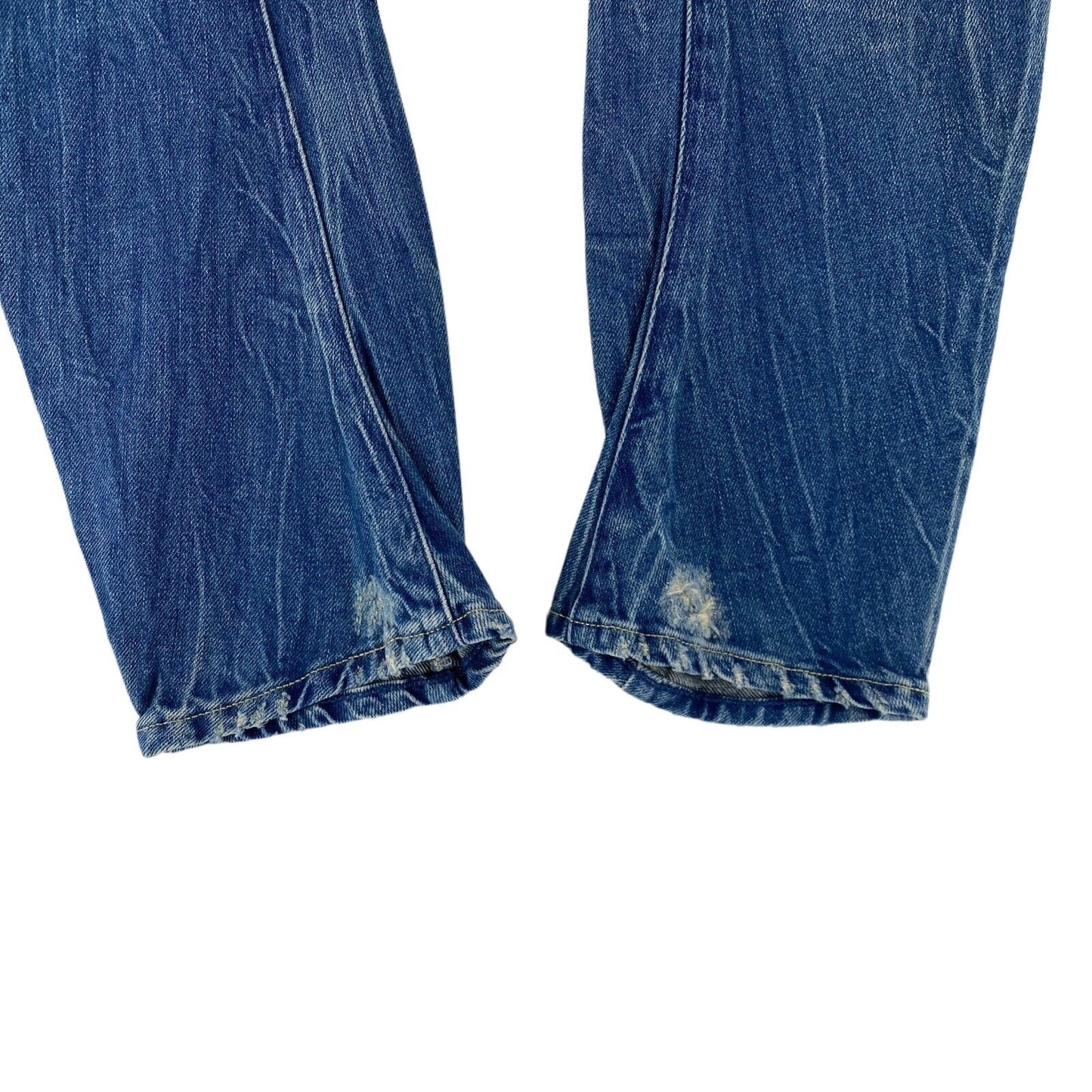 G-STAR ARC 3D Women Blue Regular Tapered Fit Distressed Jeans Size W28 L30