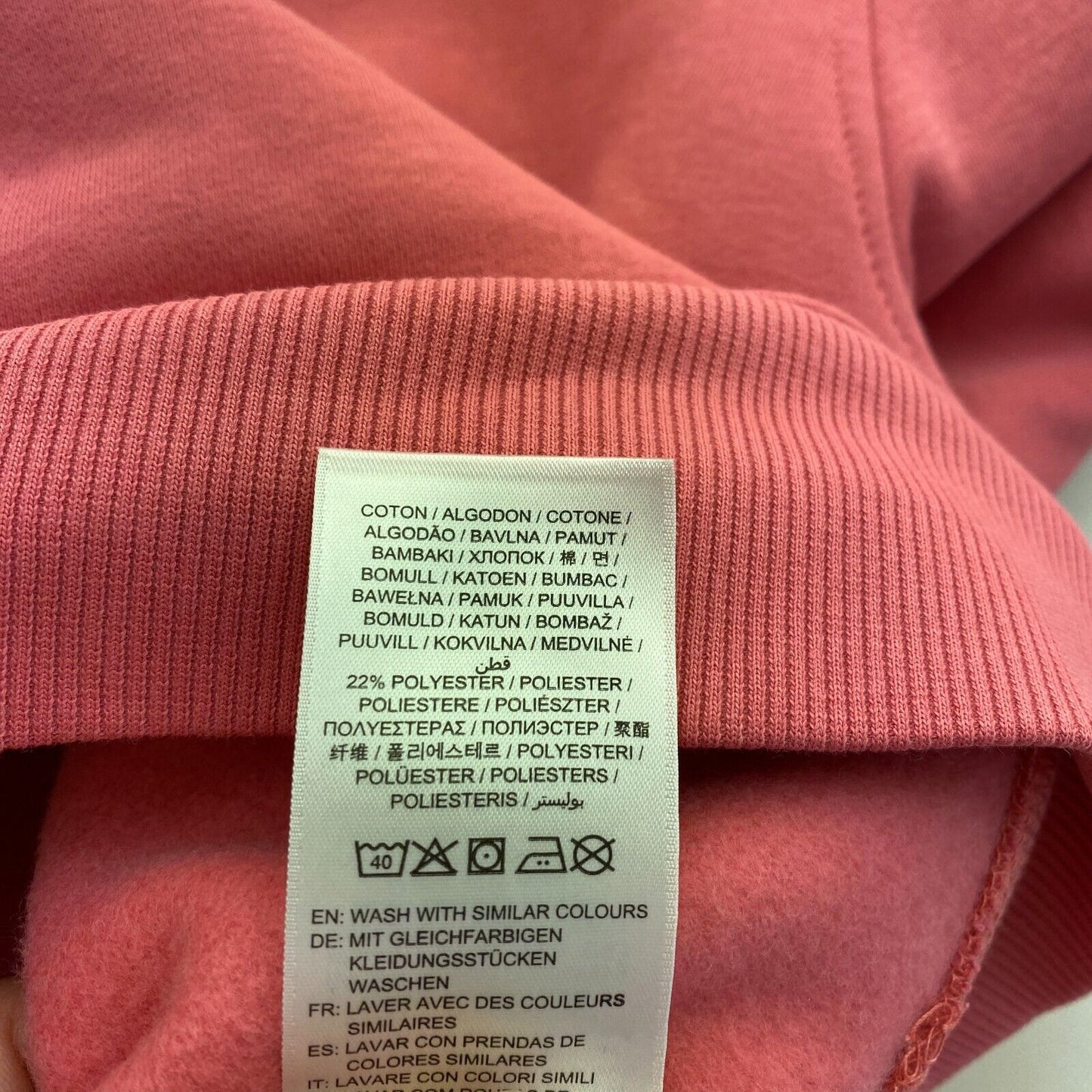 GANT Pink Lock Up Kapuzenpullover Pullover Pullover Größe S