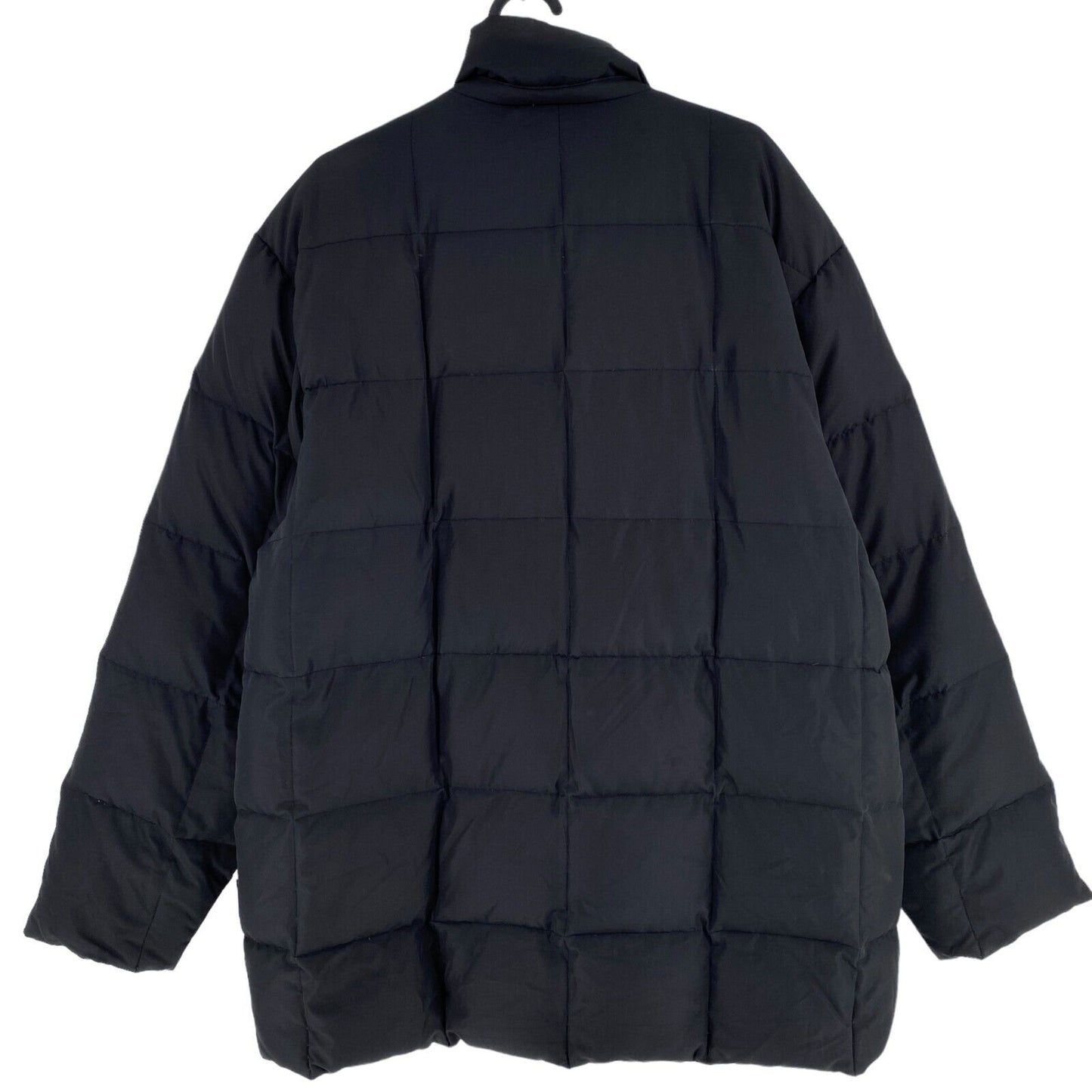 SERGIO TACCHINI Black Quilted Down Puffer Jacket Coat Size L