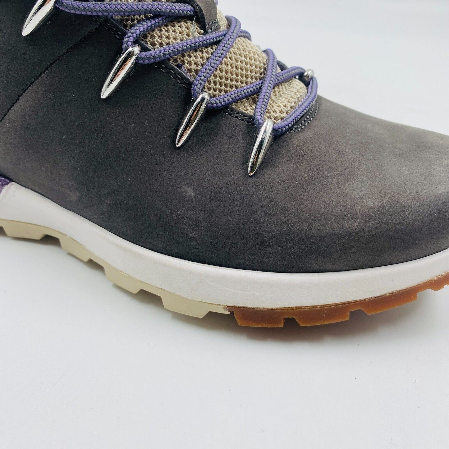 TIMBERLAND Mens Grey Suede Leather Lace Up Boots EUR 42 UK 8 US 8.5